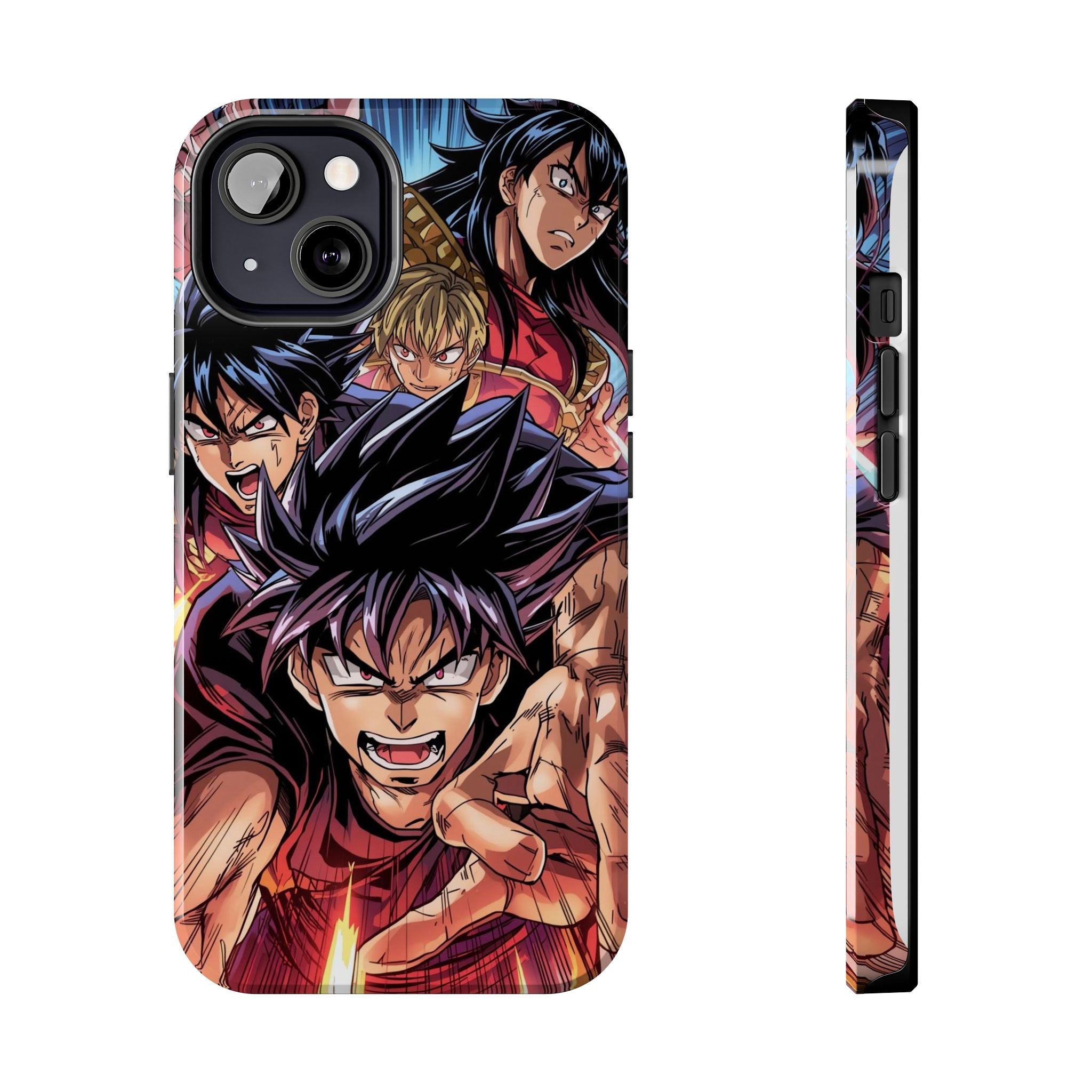 Anime Action Tough Phone Case for Gamers & Fans