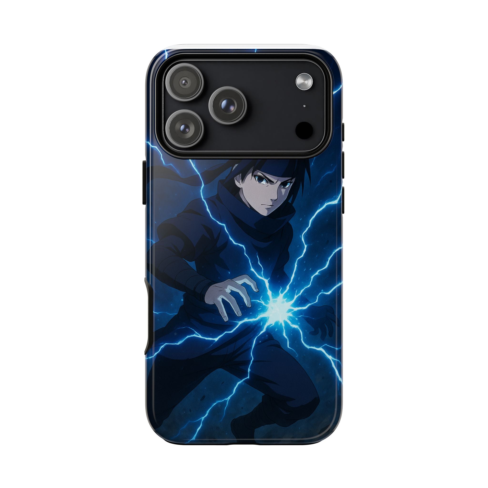 Anime Lightning Phone Case for Sasuke Fans