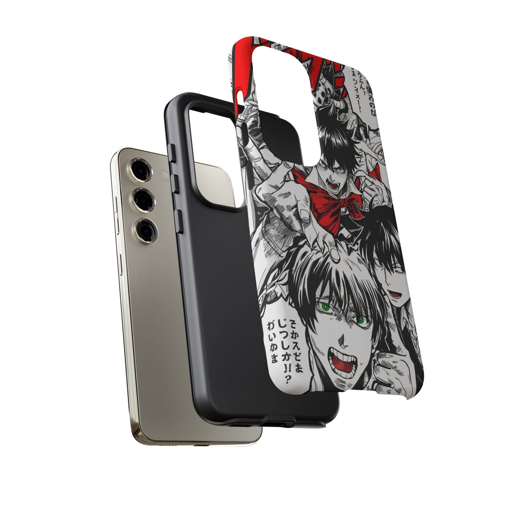 Anime Tough Phone Case with Bold Graphics