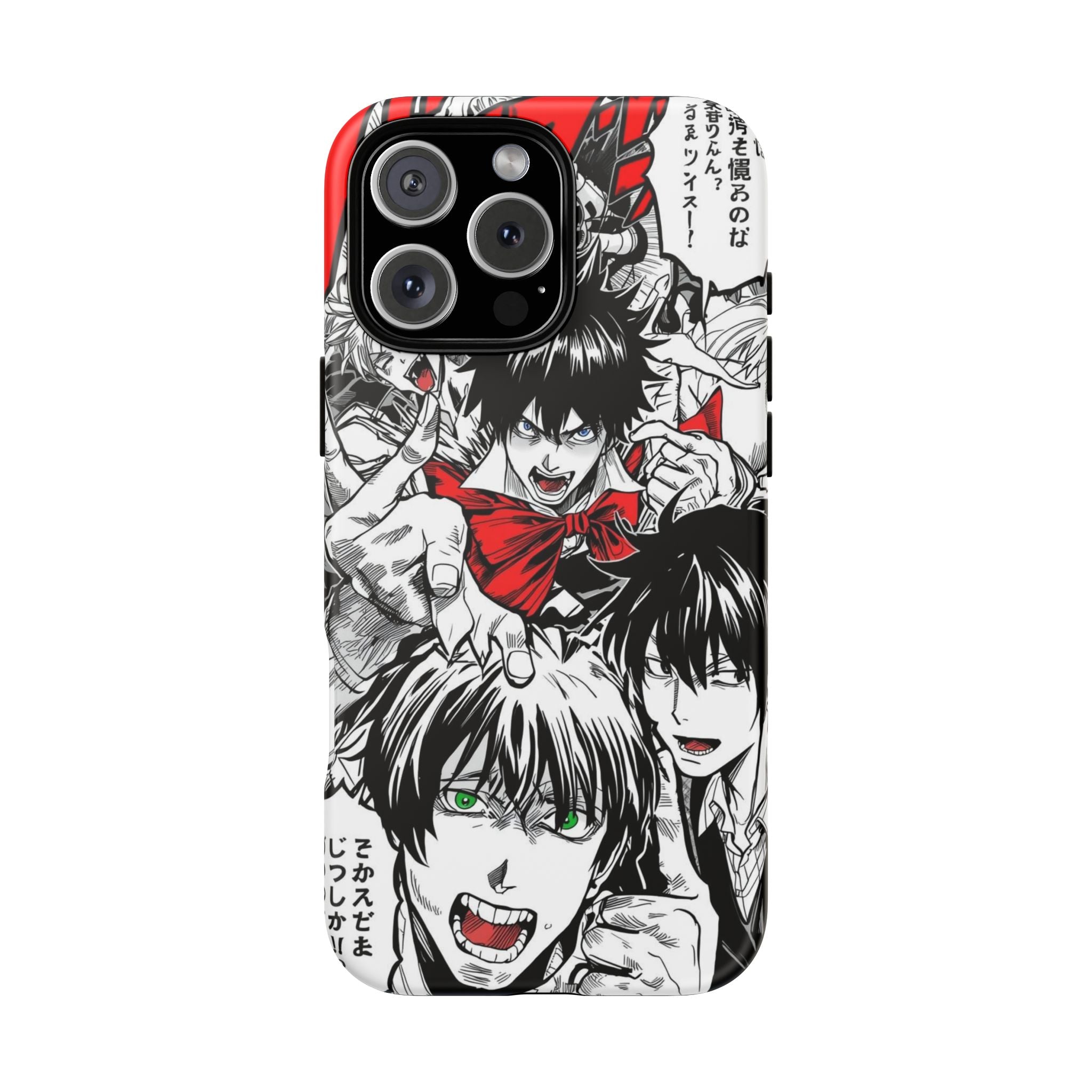 Anime Tough Phone Case with Bold Graphics