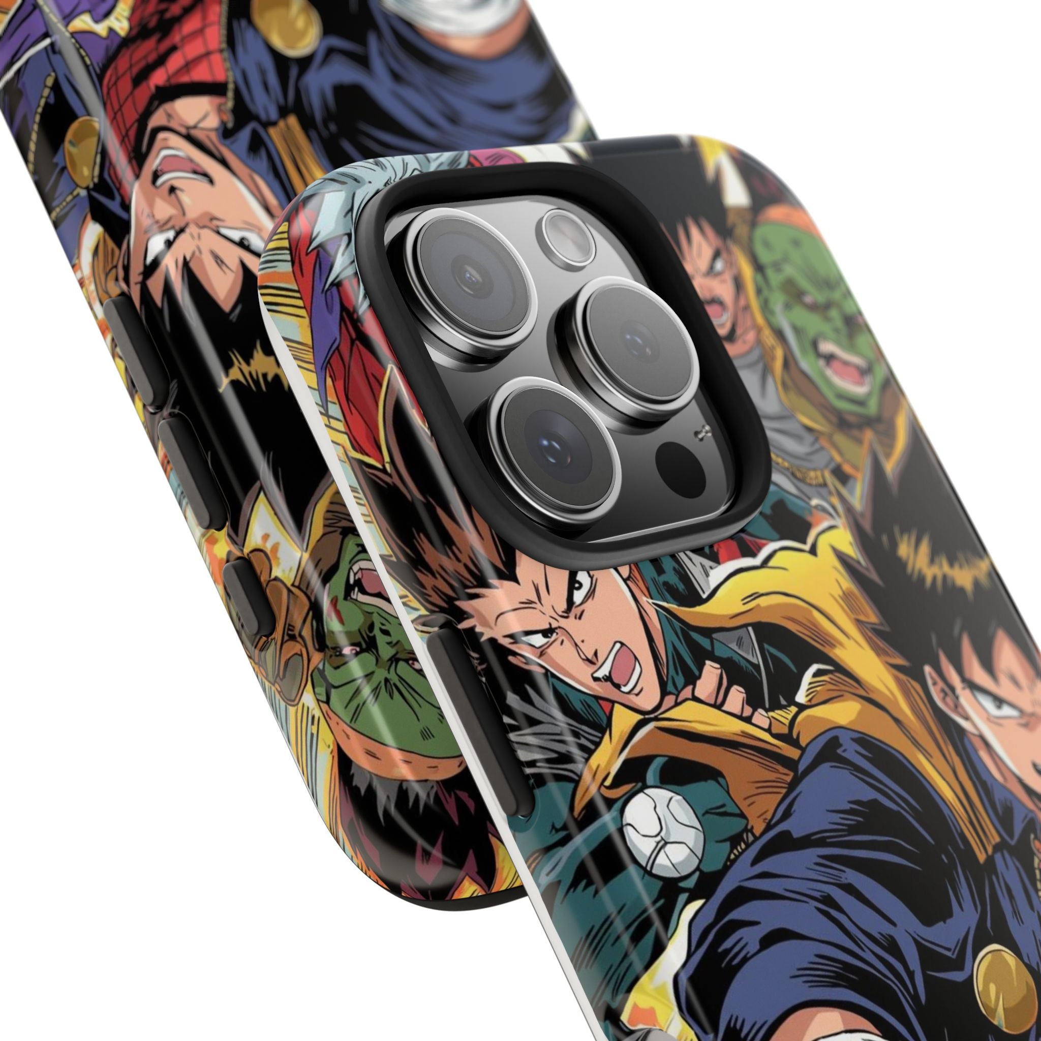 Anime Heroes Tough Phone Case – Durable Protection with Epic Designs