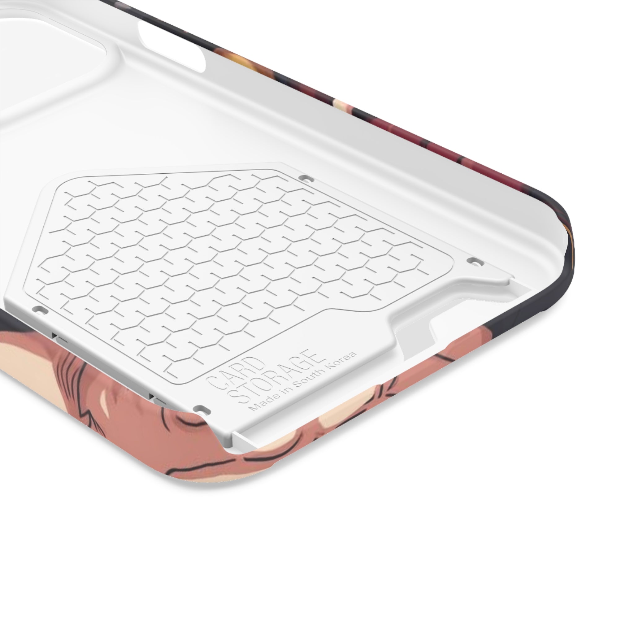 Anime Phone Case with Card Holder - Stylish & Functional Design