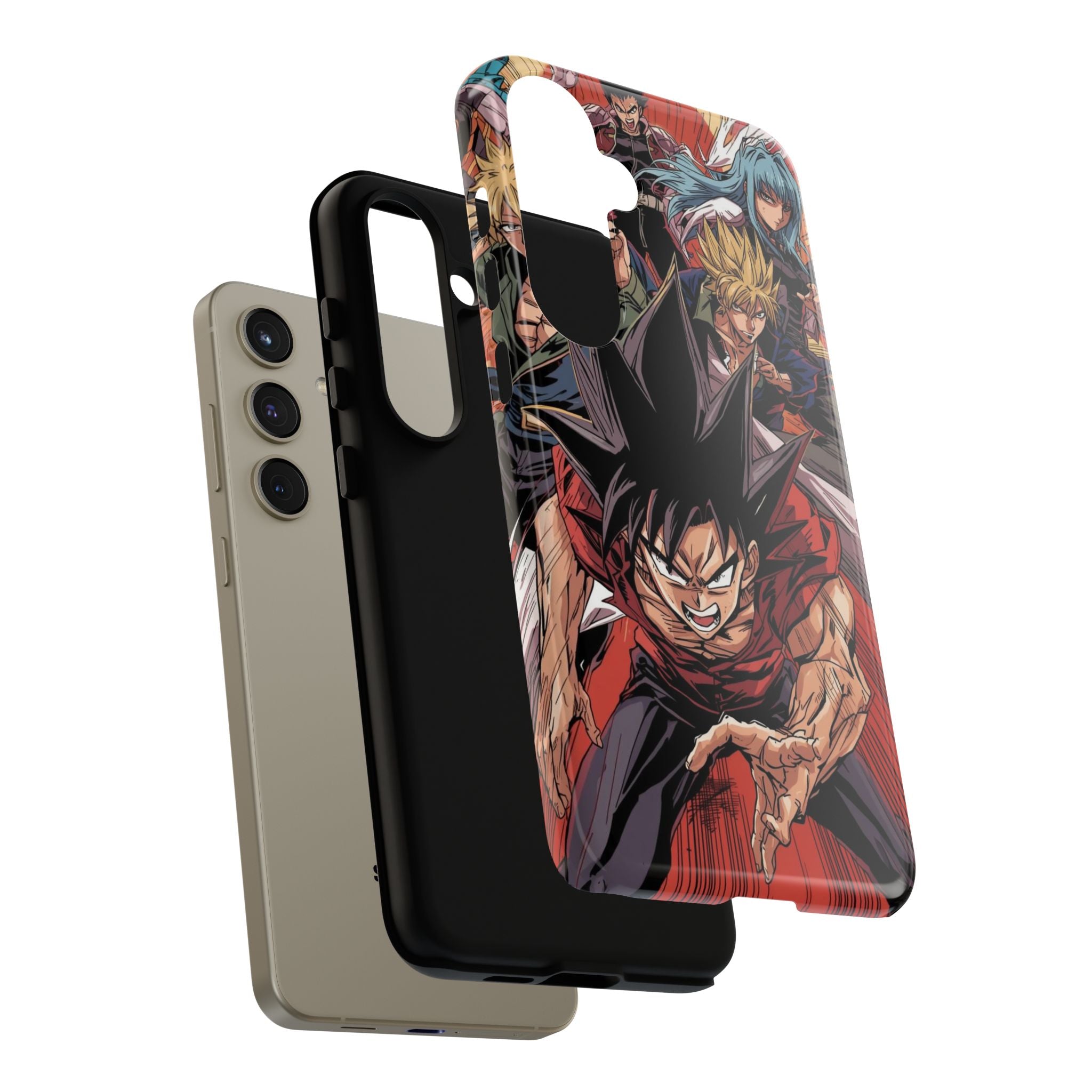 Anime Tough Case for Samsung Galaxy - Fierce Hero Design