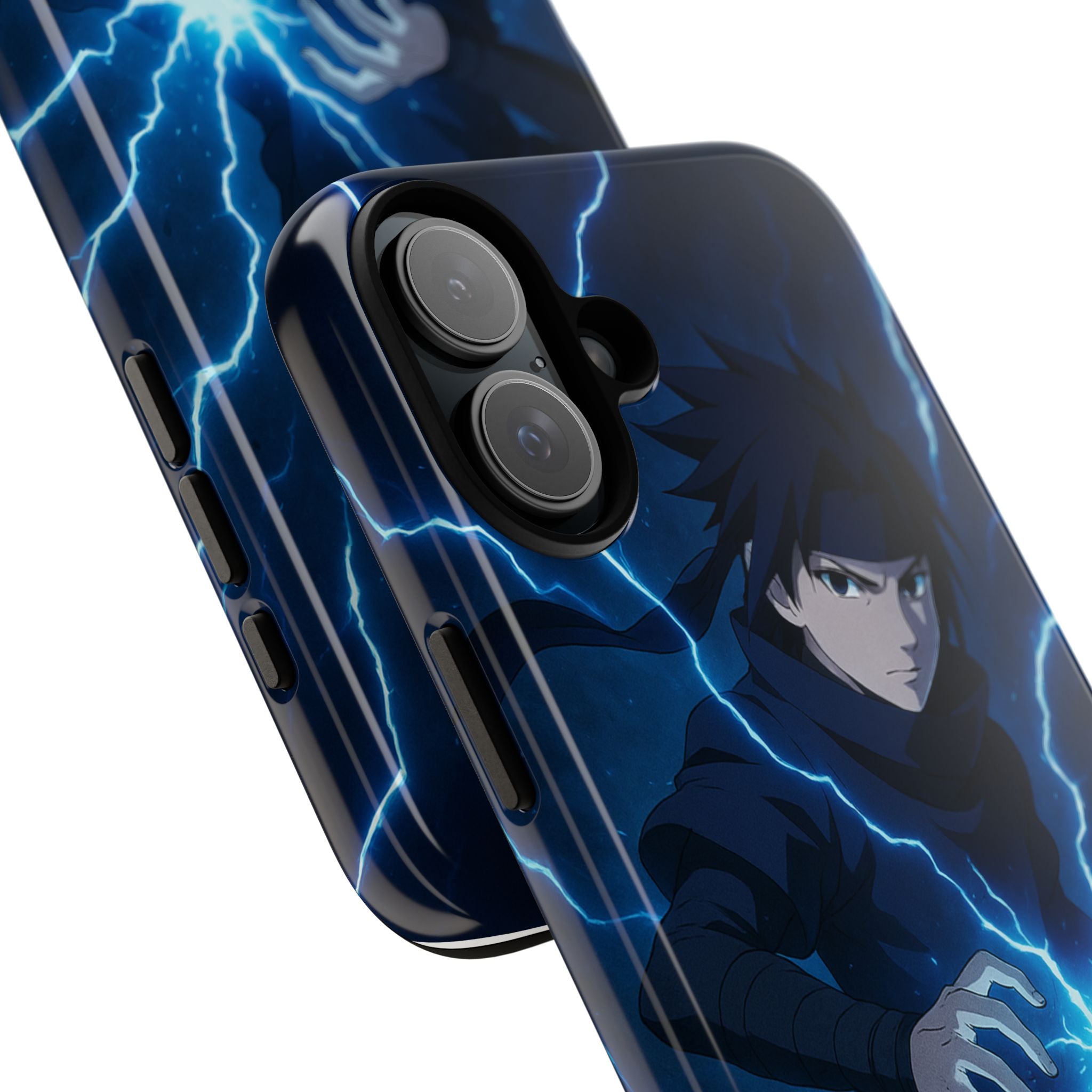 Anime Lightning Phone Case for Sasuke Fans