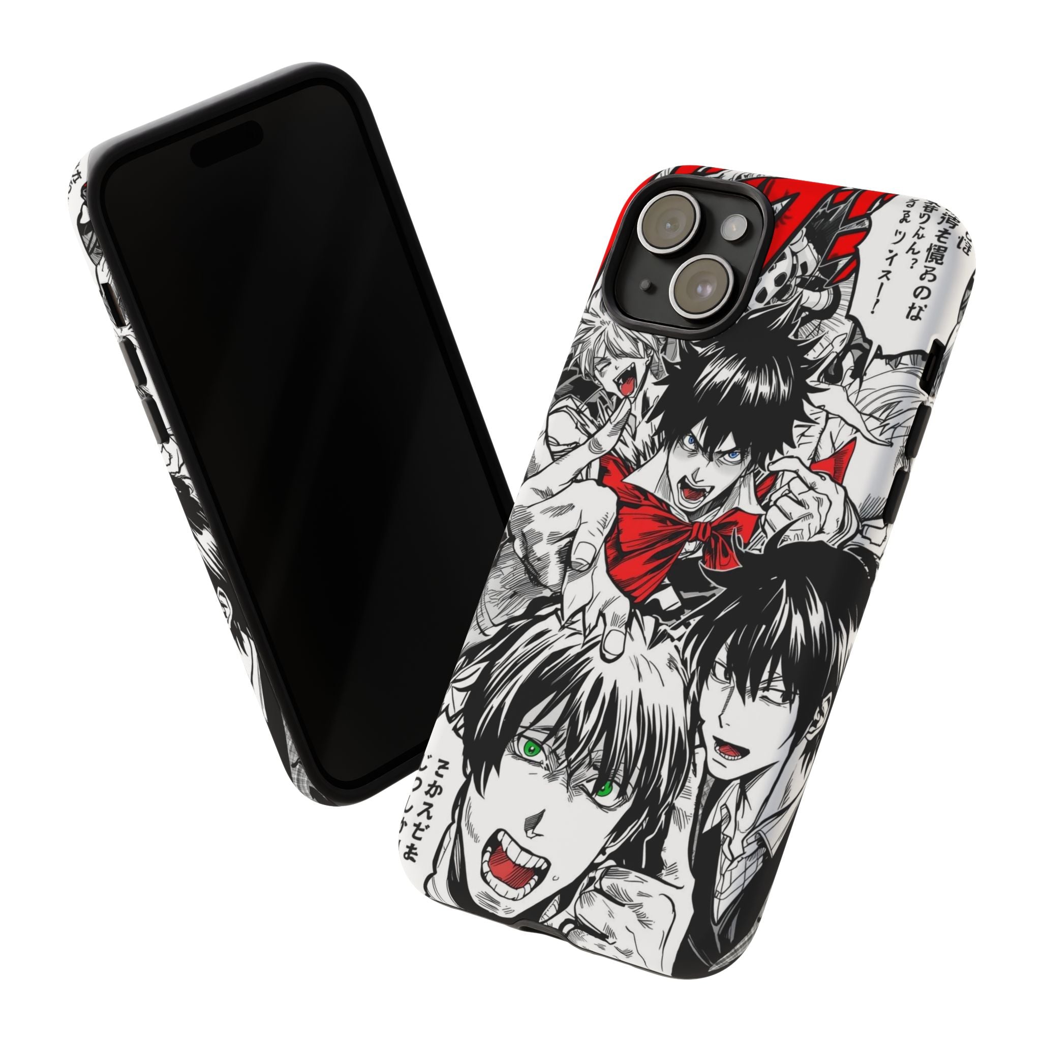 Anime Tough Phone Case with Bold Graphics