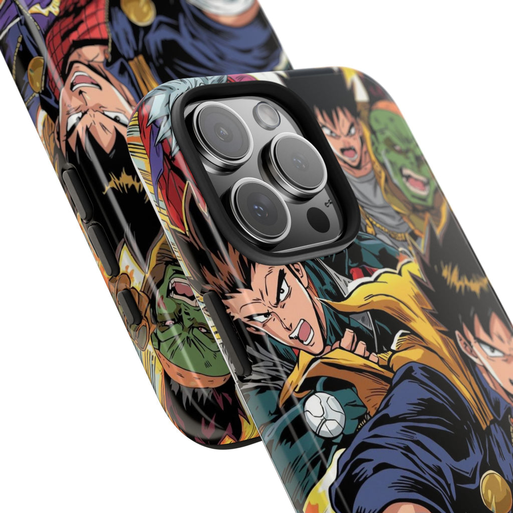 Anime Heroes Tough Phone Case – Durable Protection with Epic Designs