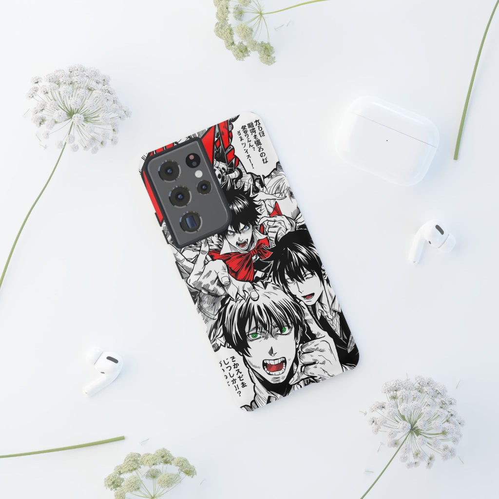 Anime Tough Phone Case with Bold Graphics