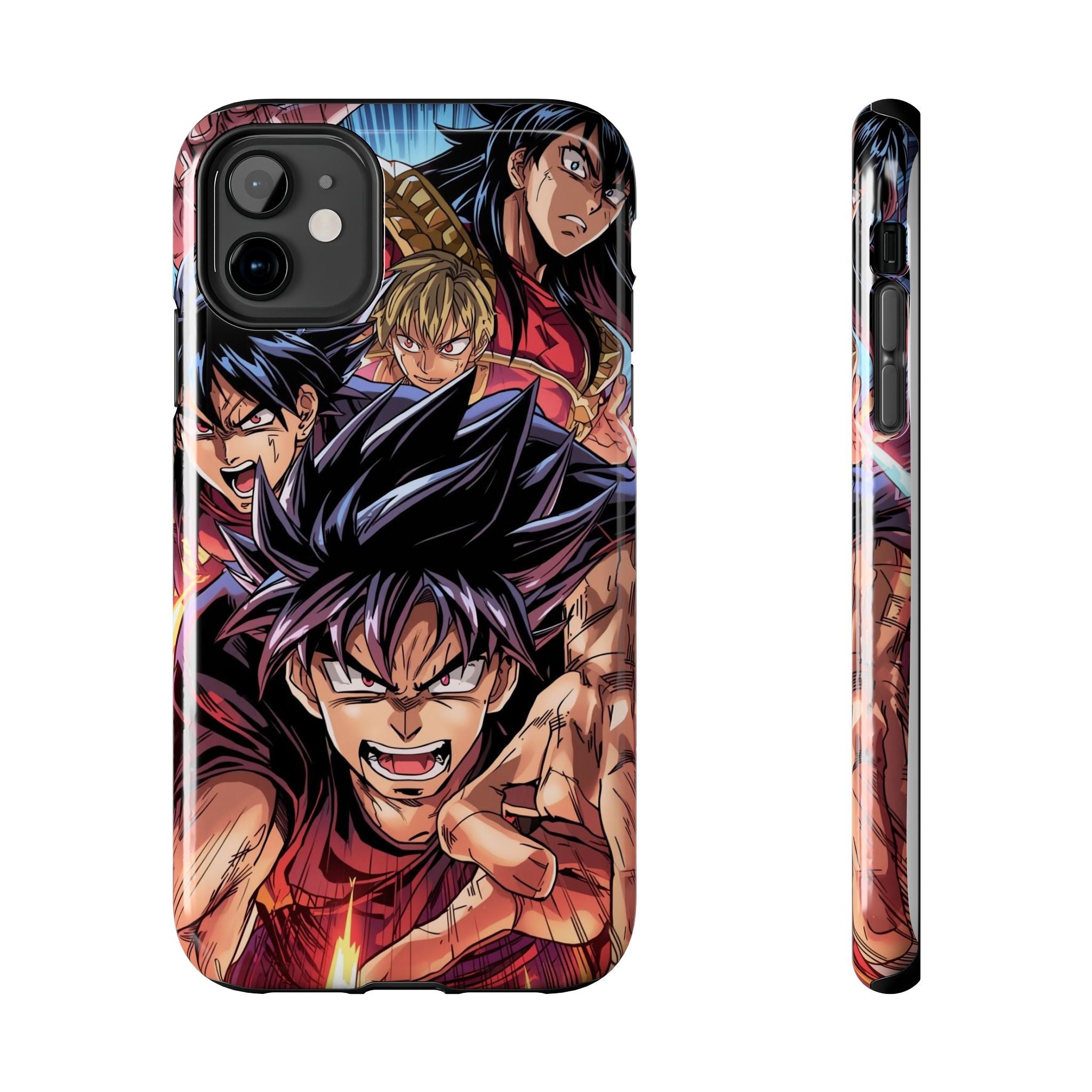Anime Action Tough Phone Case for Gamers & Fans