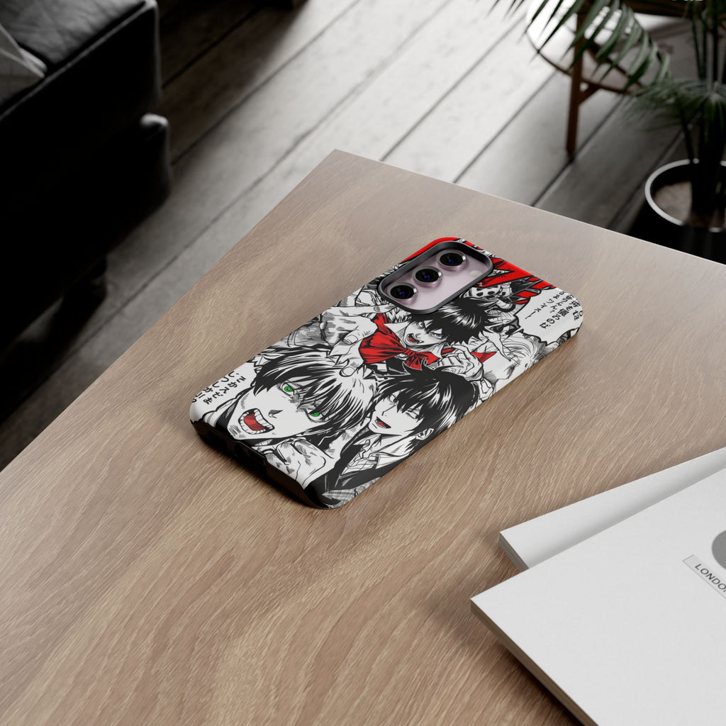 Anime Tough Phone Case with Bold Graphics