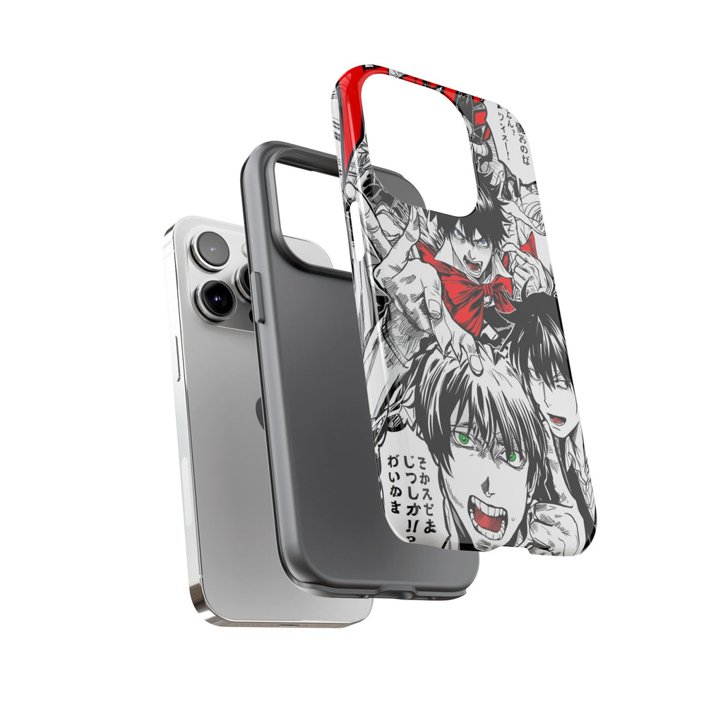 Anime Tough Phone Case with Bold Graphics