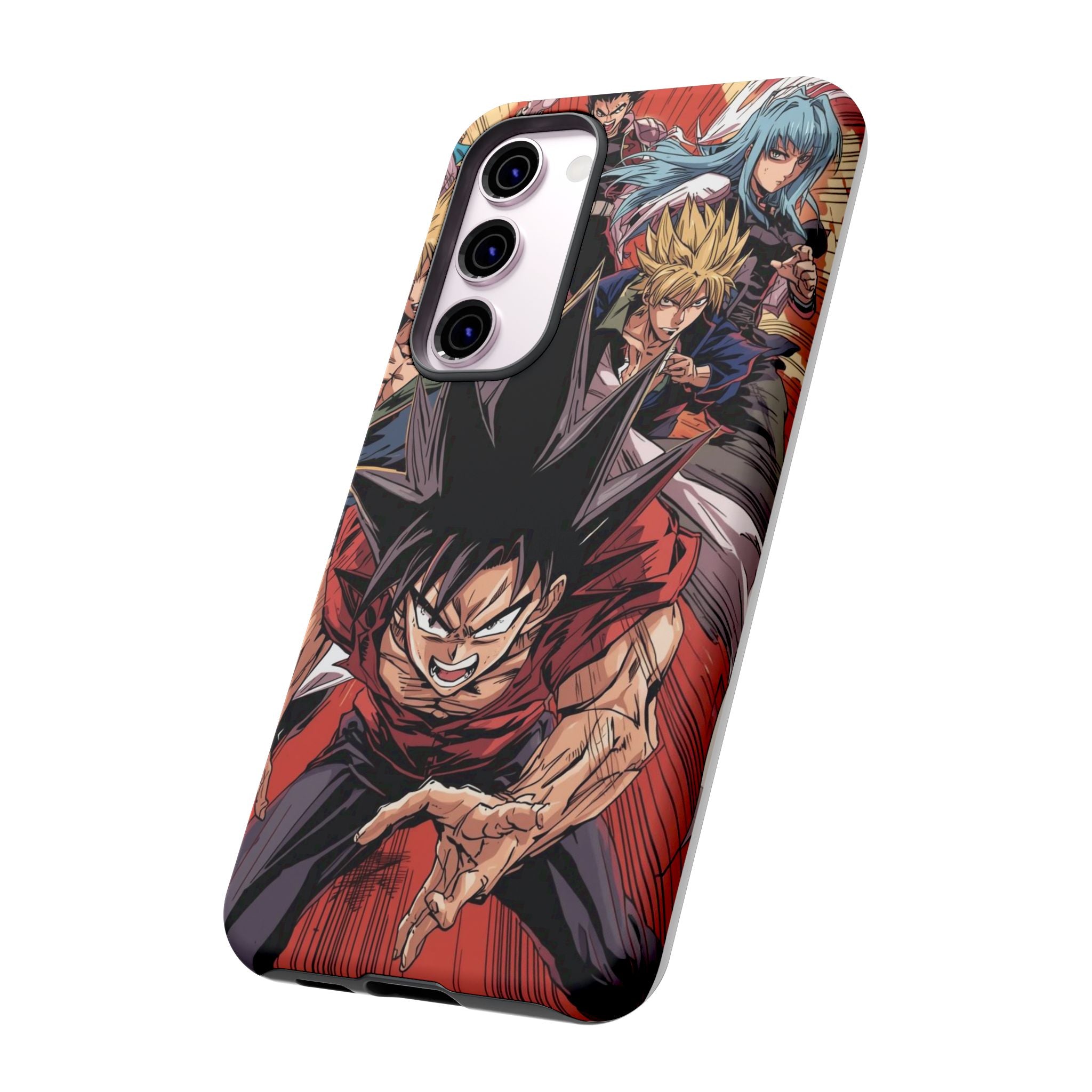 Anime Tough Case for Samsung Galaxy - Fierce Hero Design