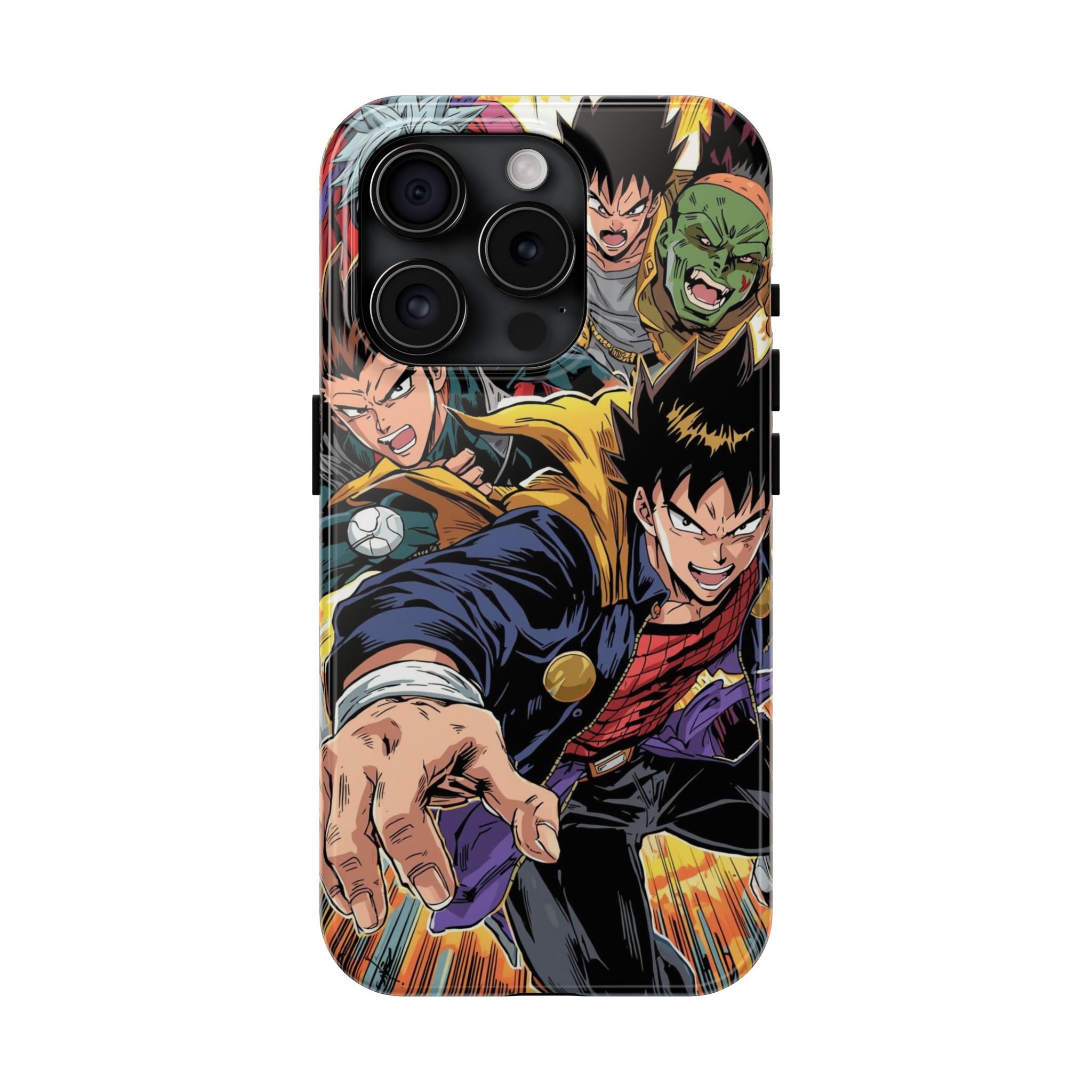 Anime Heroes Tough Phone Case – Durable Protection with Epic Designs
