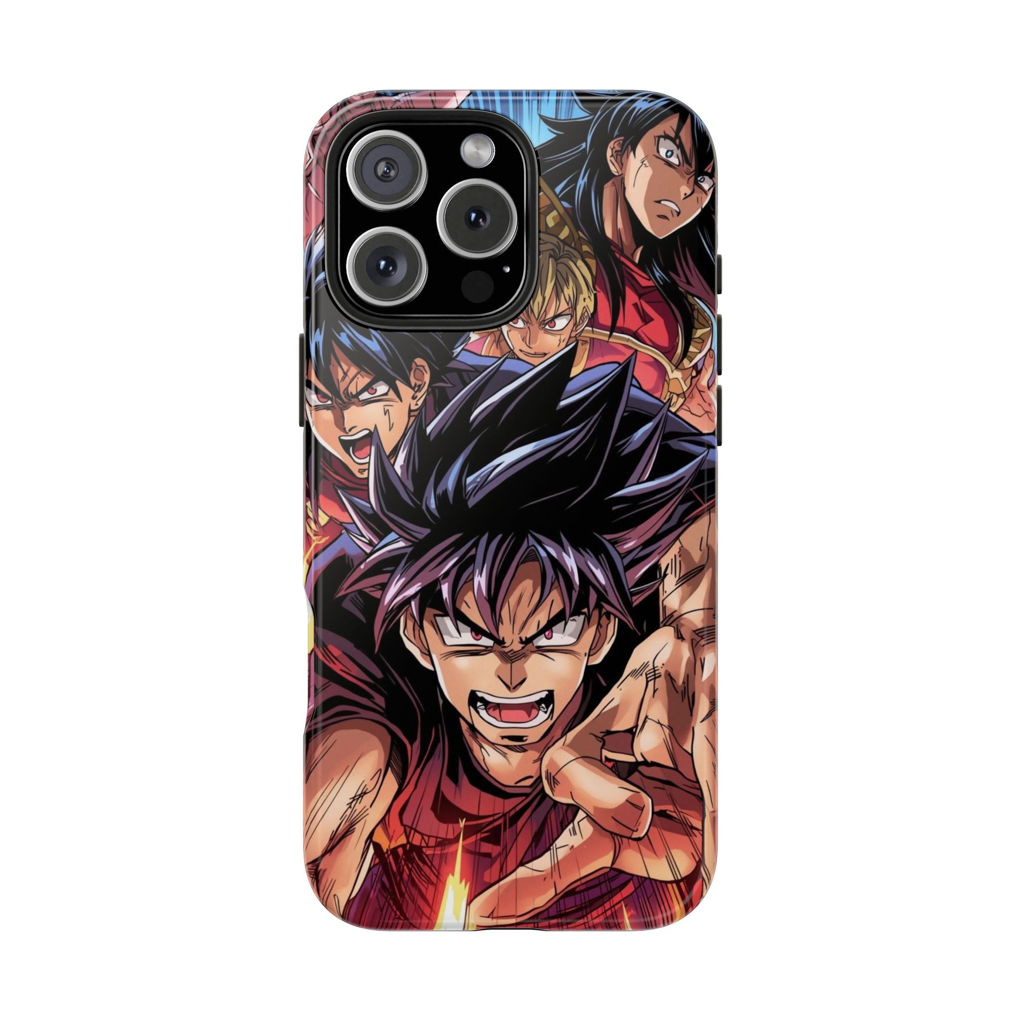 Anime Action Tough Phone Case for Gamers & Fans