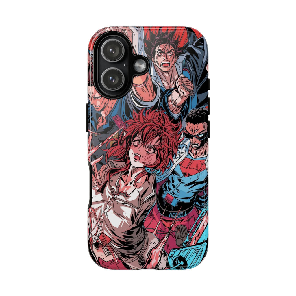 Anime-Inspired Tough Phone Case with Bold Characters
