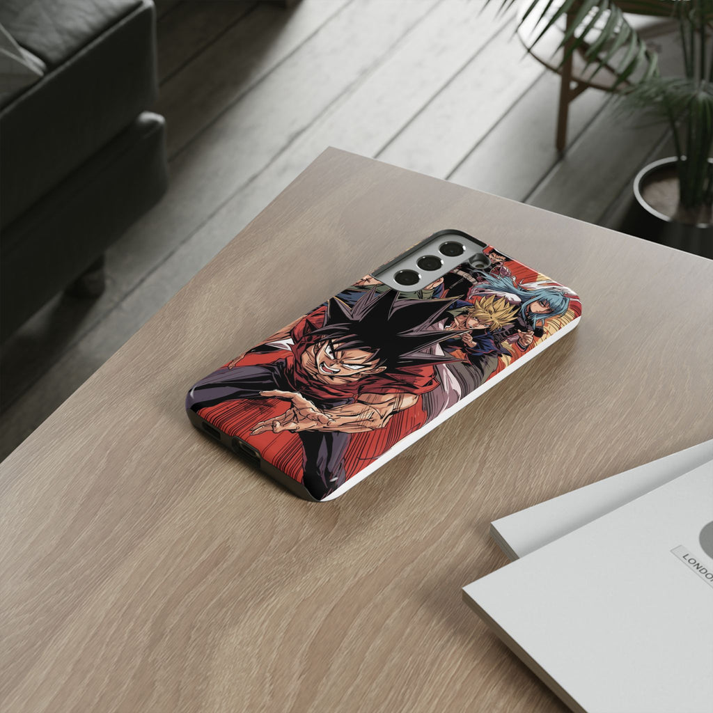 Anime Tough Case for Samsung Galaxy - Fierce Hero Design