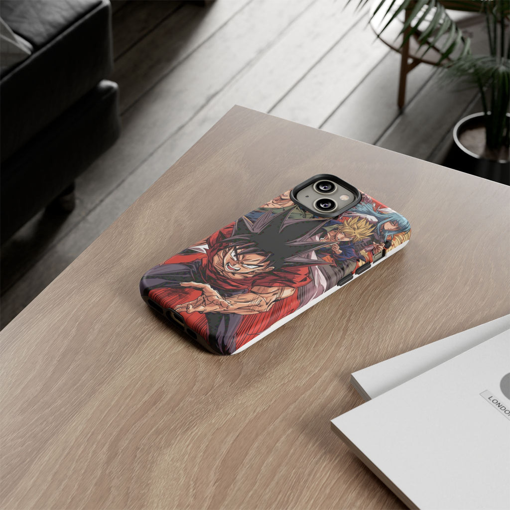 Anime Tough Case for Samsung Galaxy - Fierce Hero Design
