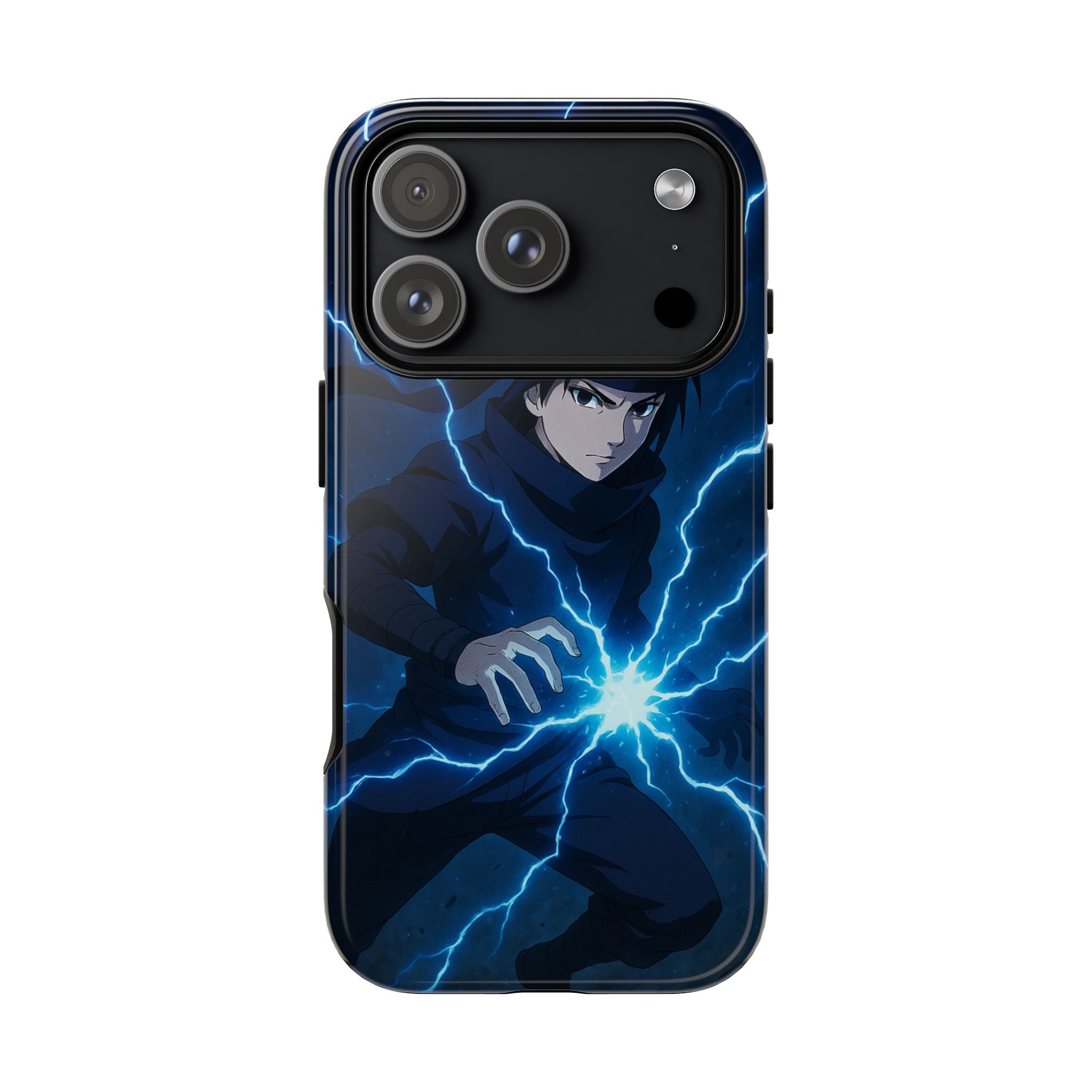 Anime Lightning Phone Case for Sasuke Fans