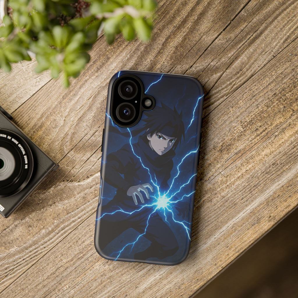 Anime Lightning Phone Case for Sasuke Fans