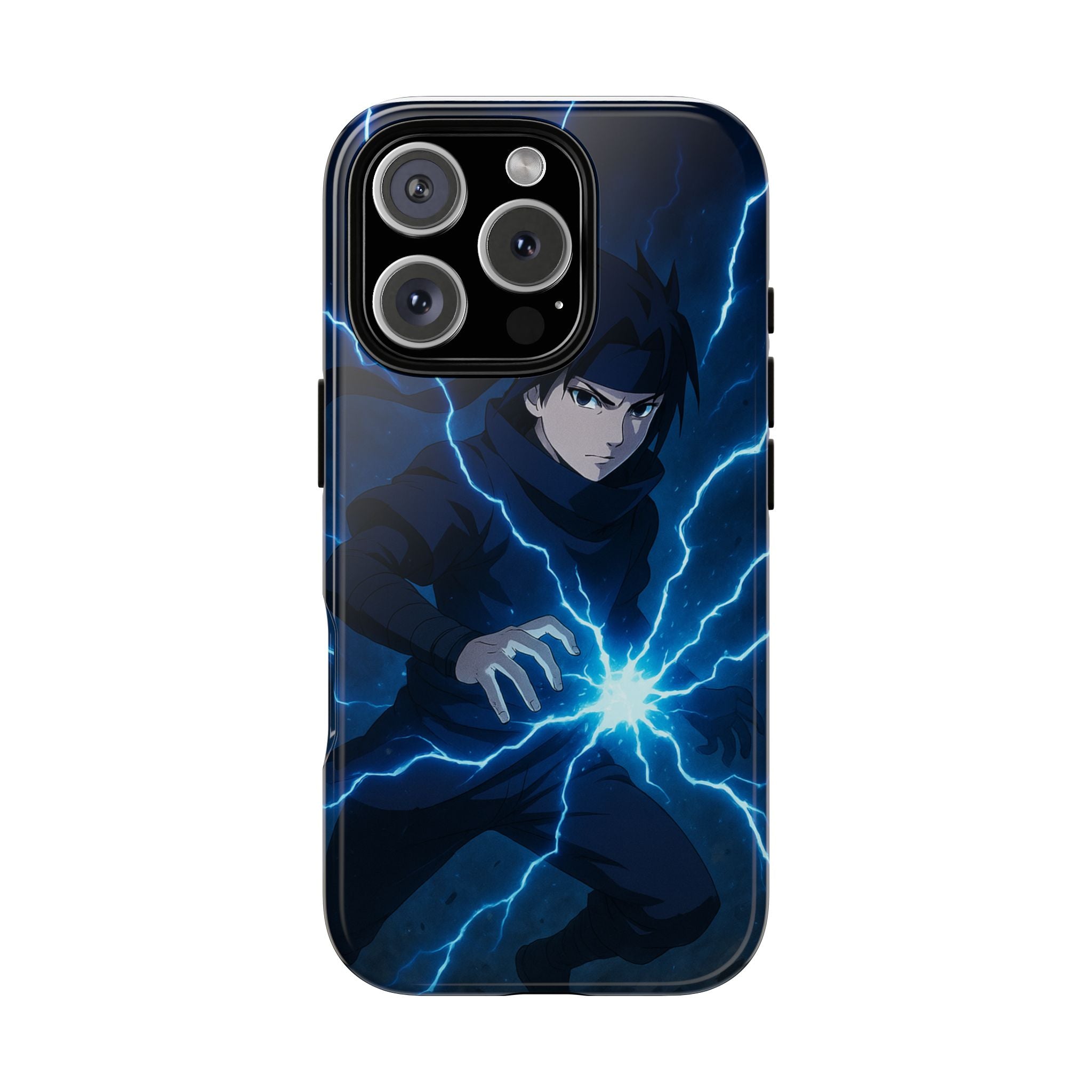Anime Lightning Phone Case for Sasuke Fans