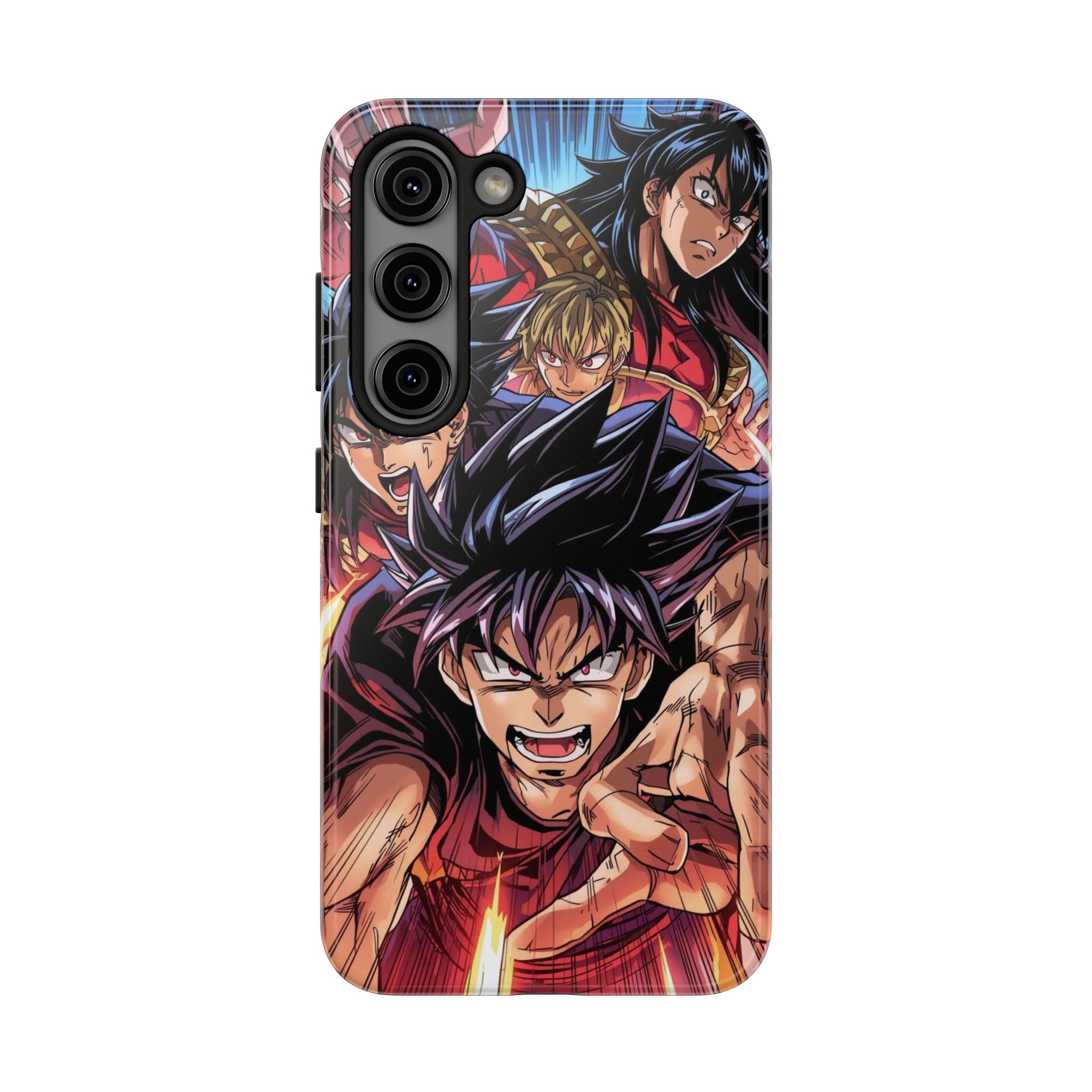 Anime Action Tough Phone Case for Gamers & Fans