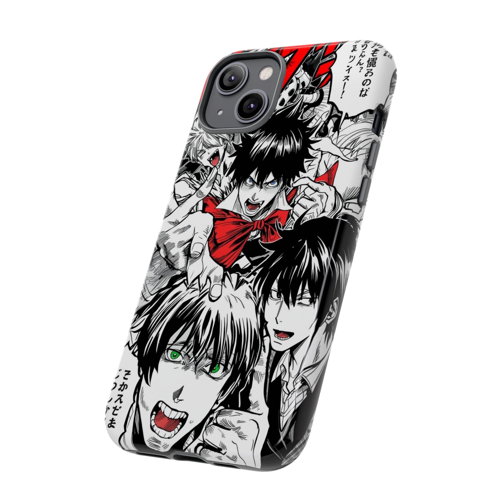 Anime Tough Phone Case with Bold Graphics