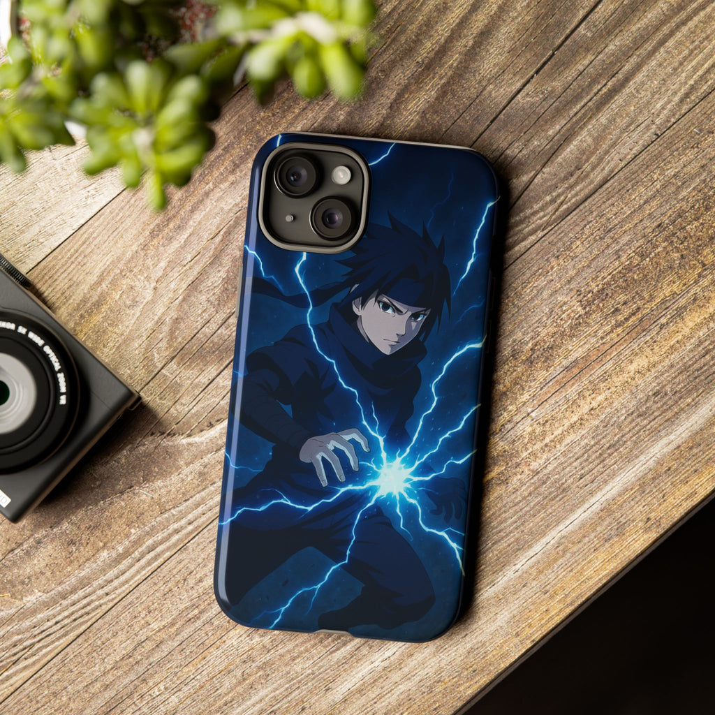 Anime Lightning Phone Case for Sasuke Fans