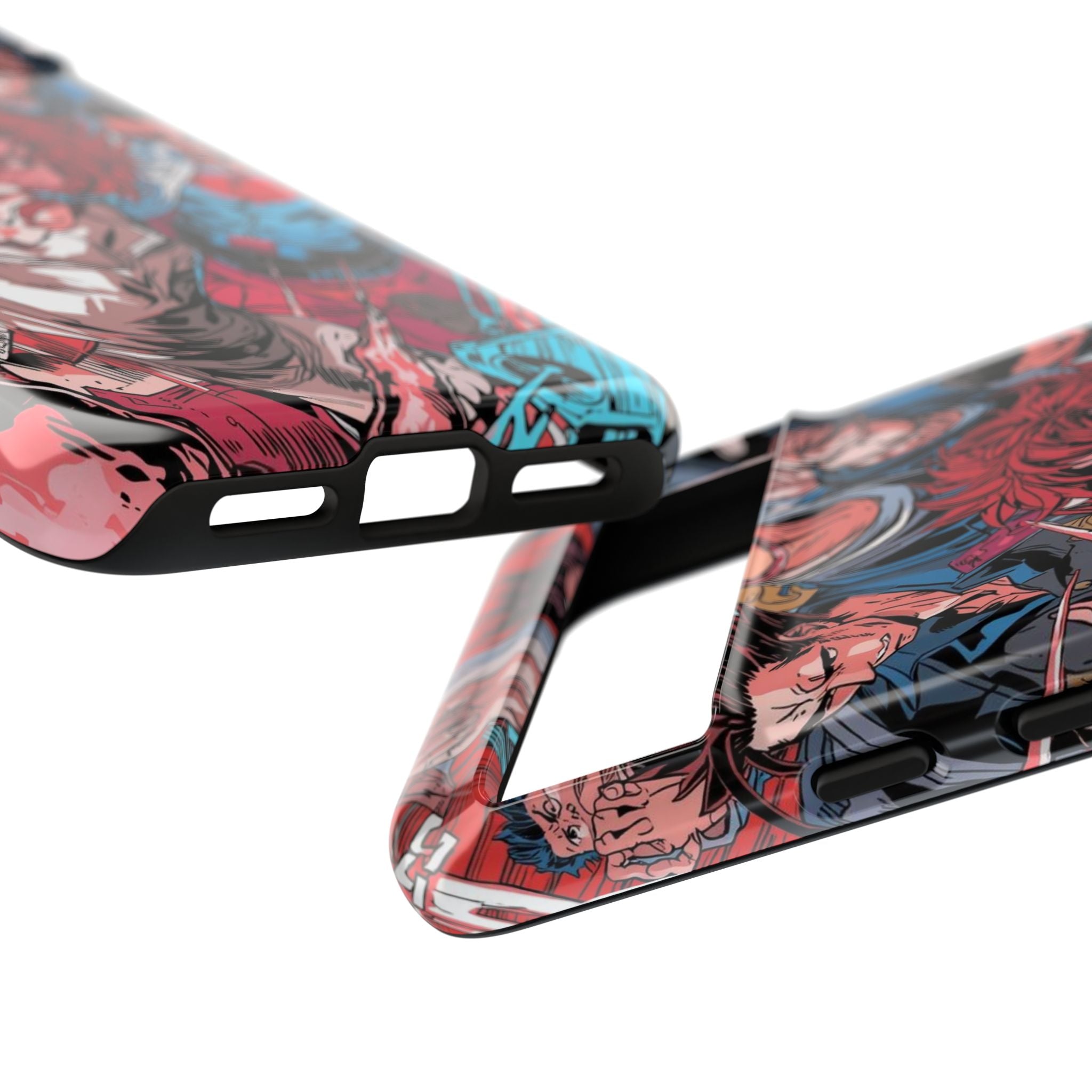 Anime-Inspired Tough Phone Case with Bold Characters
