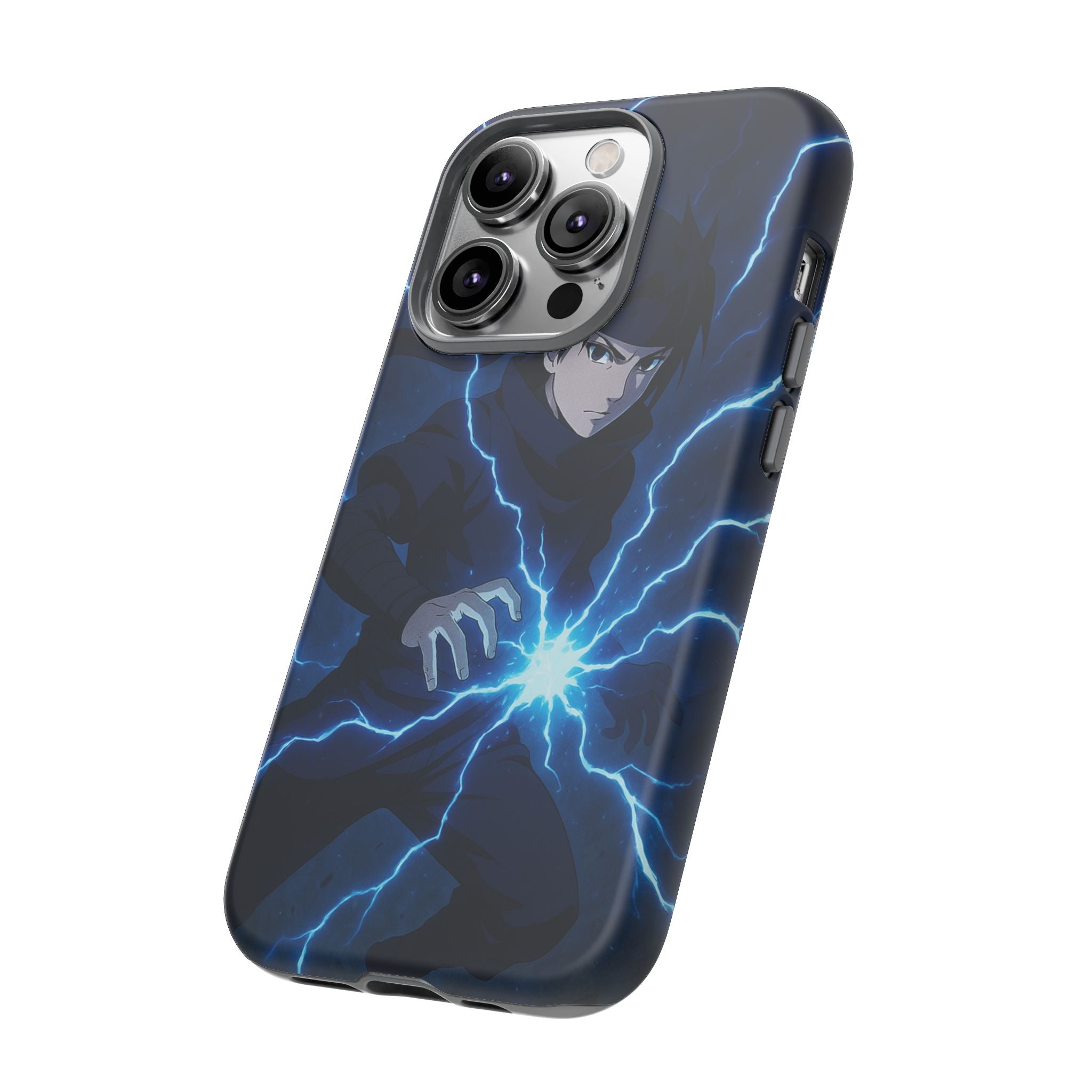 Anime Lightning Phone Case for Sasuke Fans