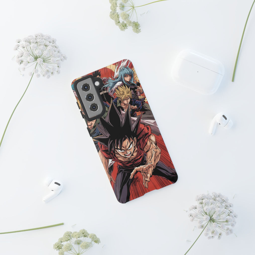Anime Tough Case for Samsung Galaxy - Fierce Hero Design