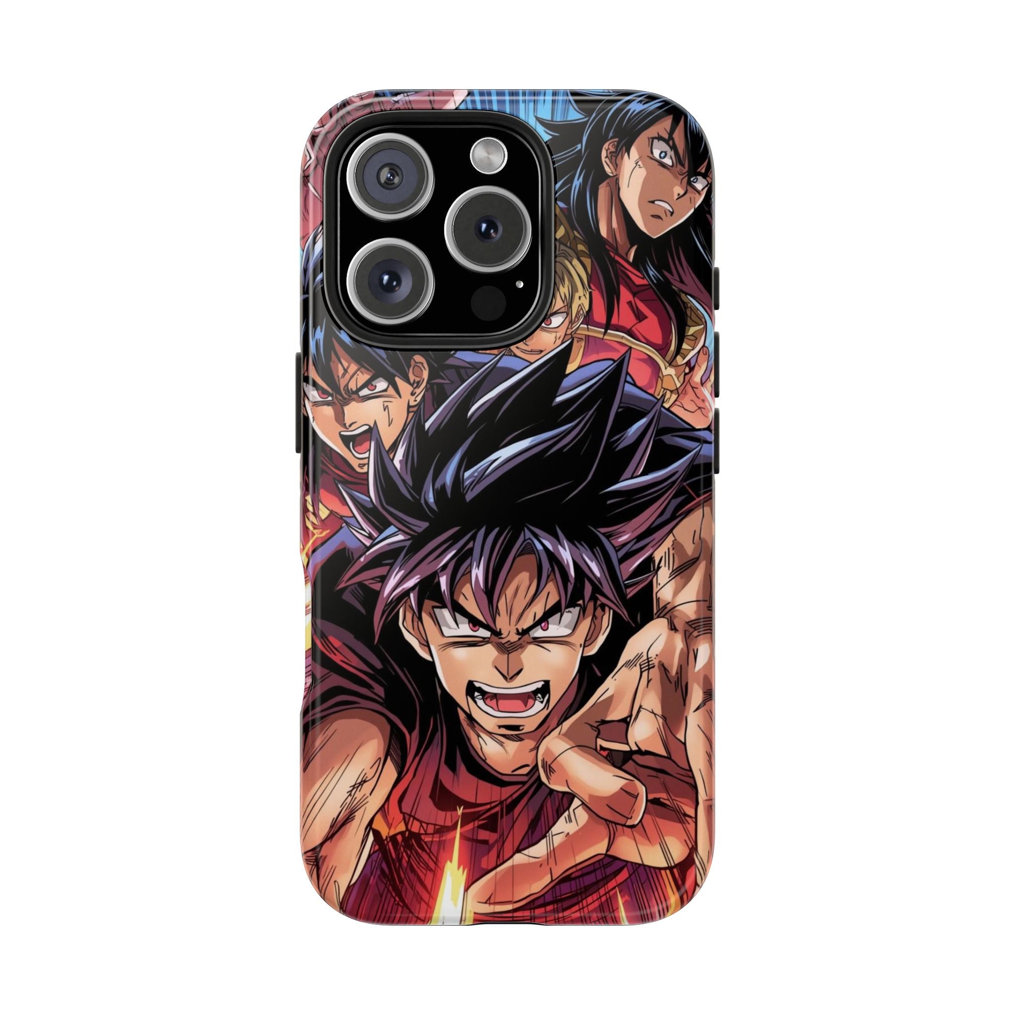 Anime Action Tough Phone Case for Gamers & Fans