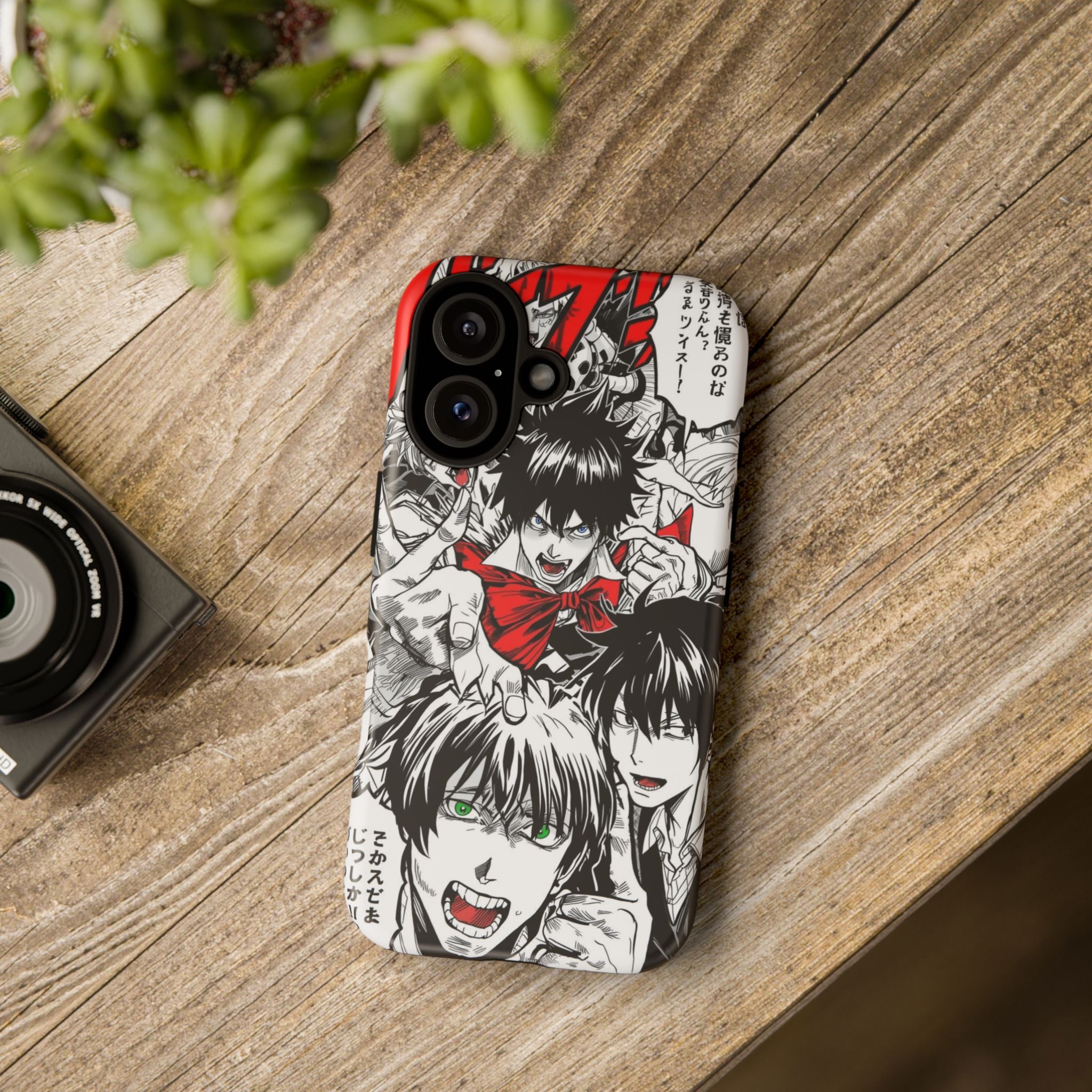 Anime Tough Phone Case with Bold Graphics