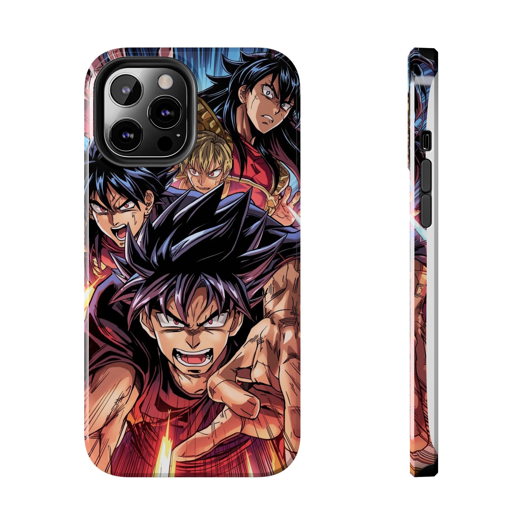 Anime Action Tough Phone Case for Gamers & Fans