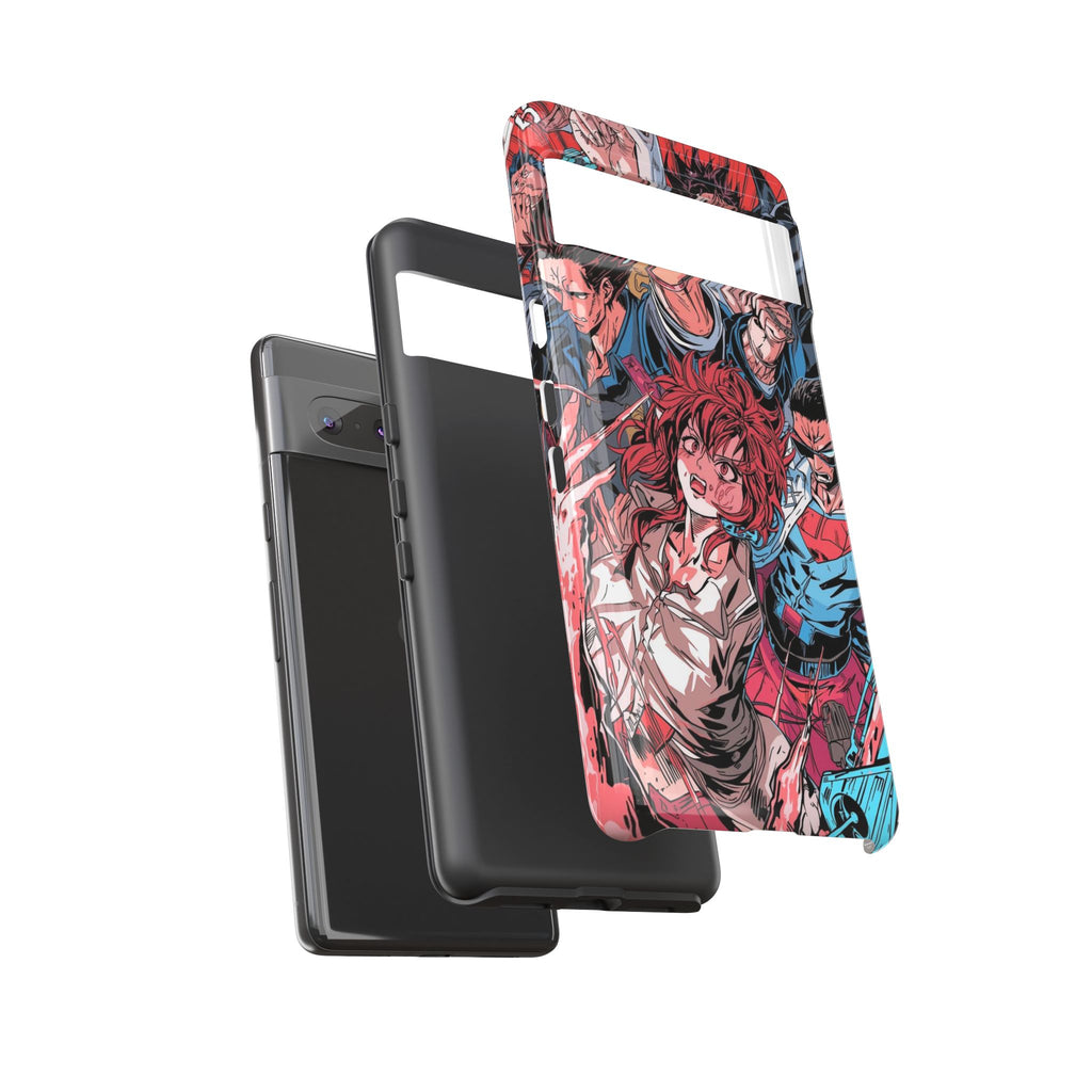 Anime-Inspired Tough Phone Case with Bold Characters