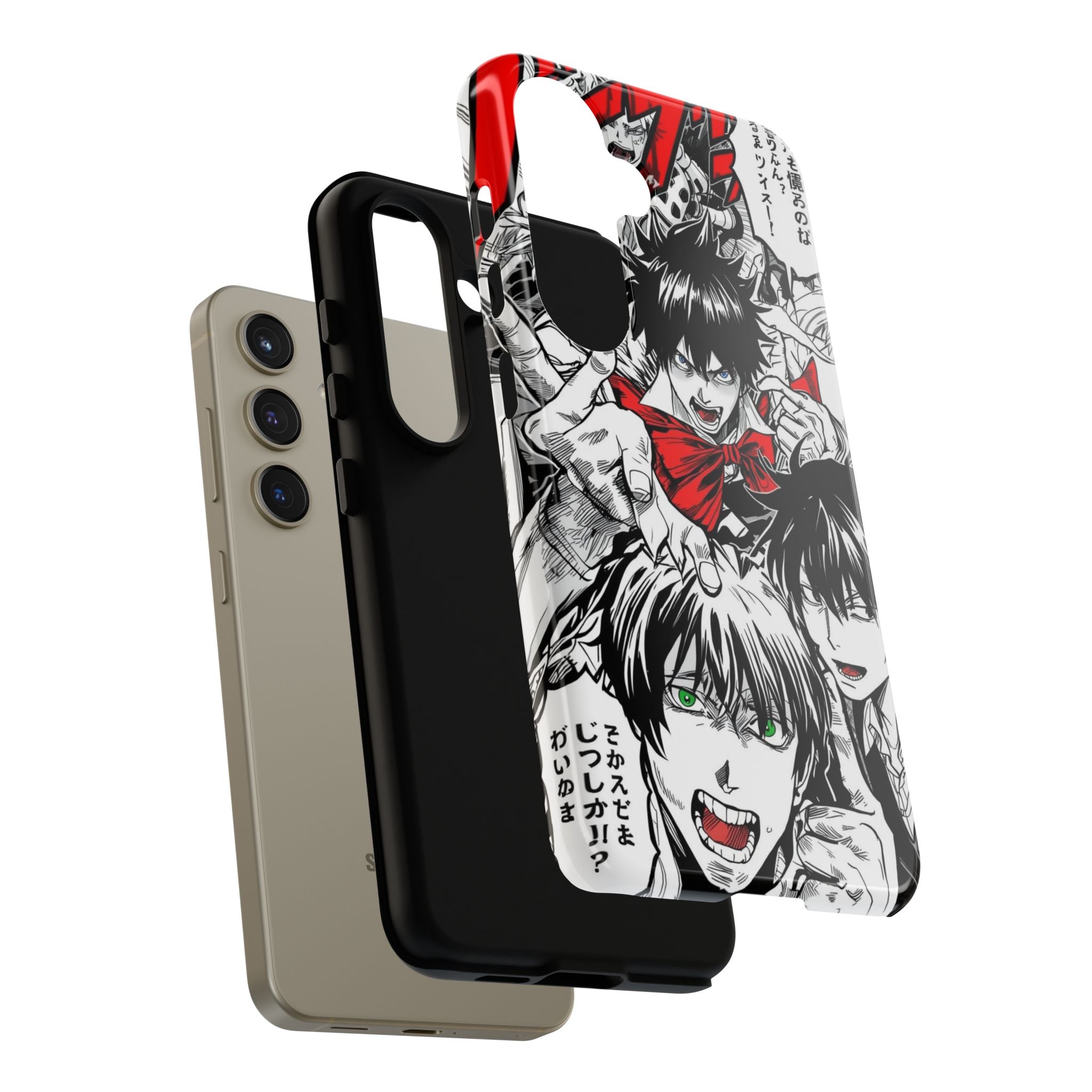 Anime Tough Phone Case with Bold Graphics