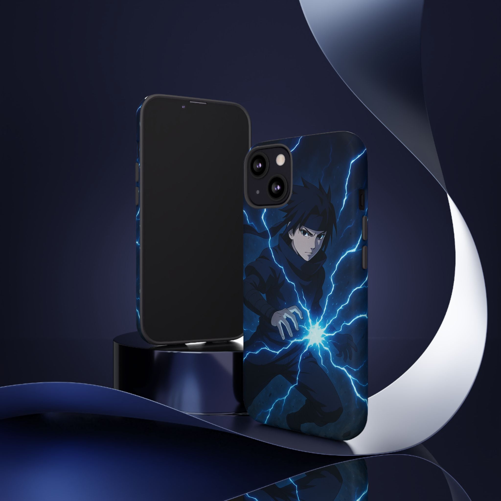 Anime Lightning Phone Case for Sasuke Fans