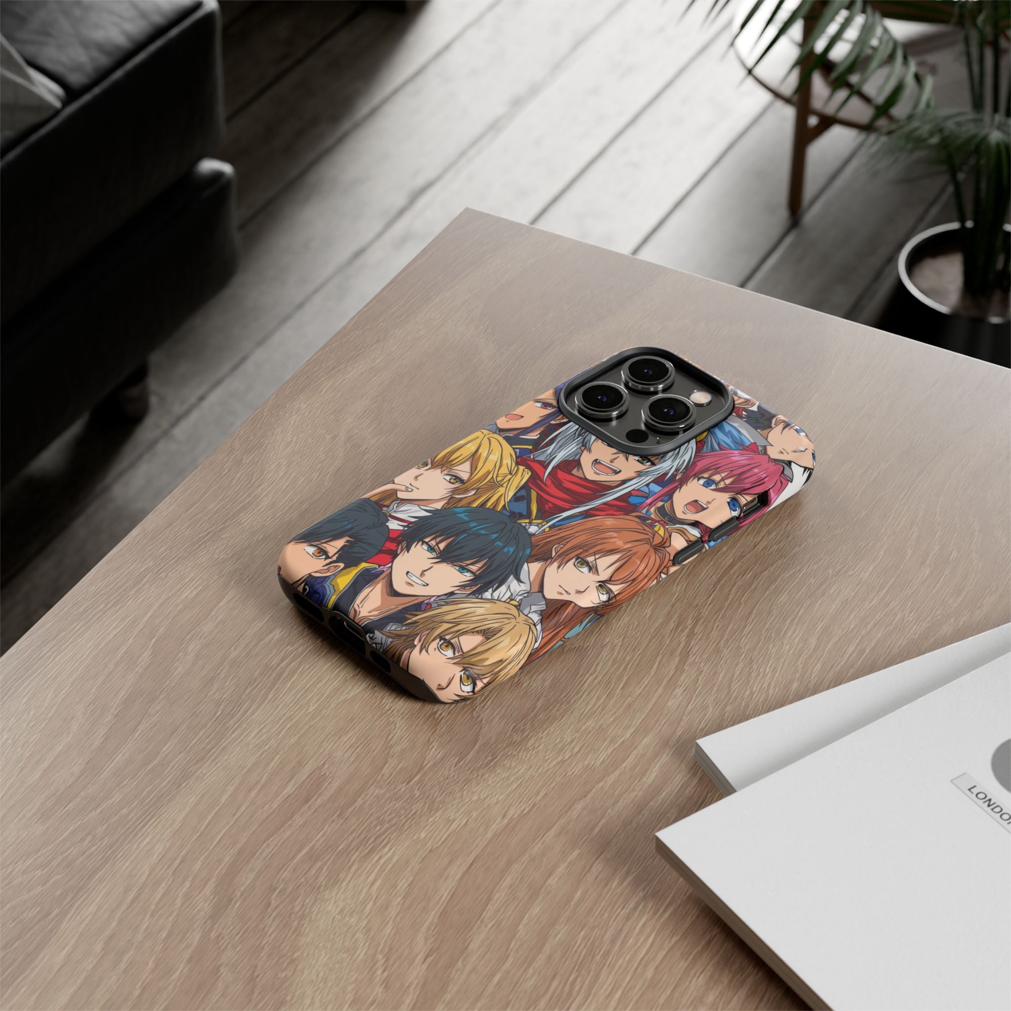 Anime-Inspired Phone Case with Bold Characters