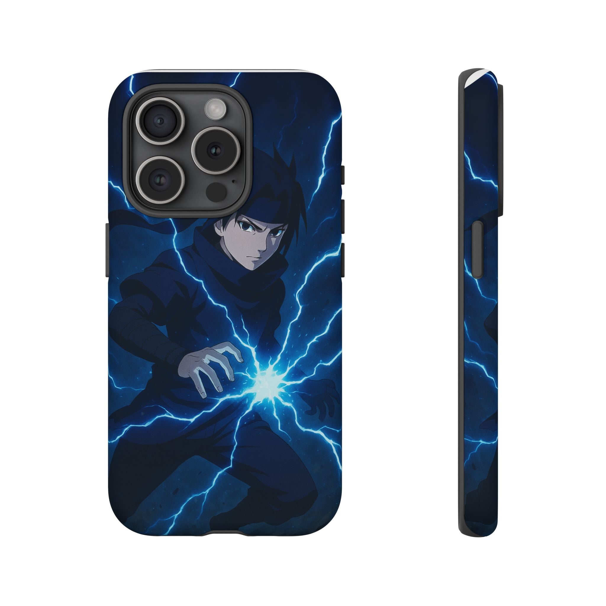 Anime Lightning Phone Case for Sasuke Fans