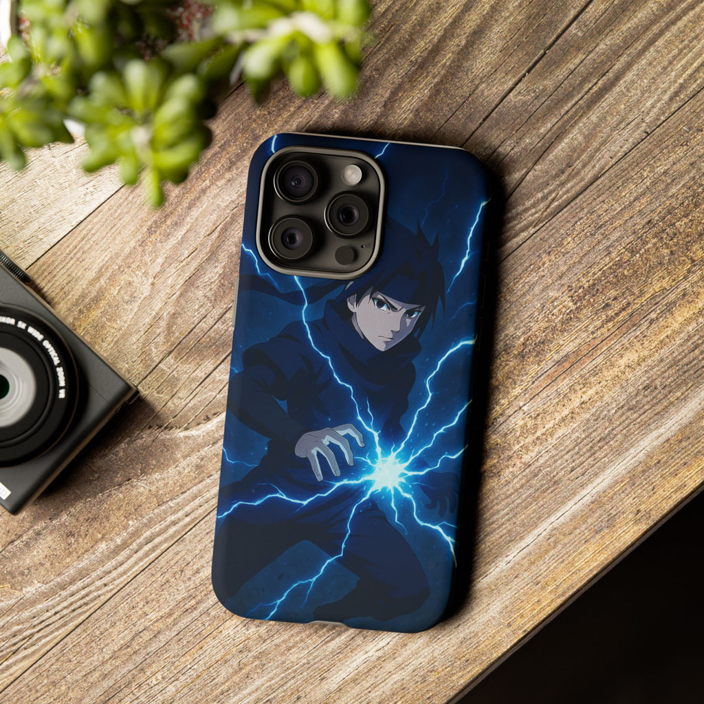 Anime Lightning Phone Case for Sasuke Fans