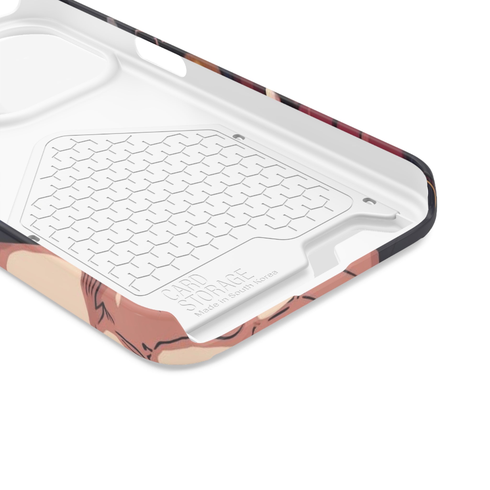 Anime Phone Case with Card Holder - Stylish & Functional Design