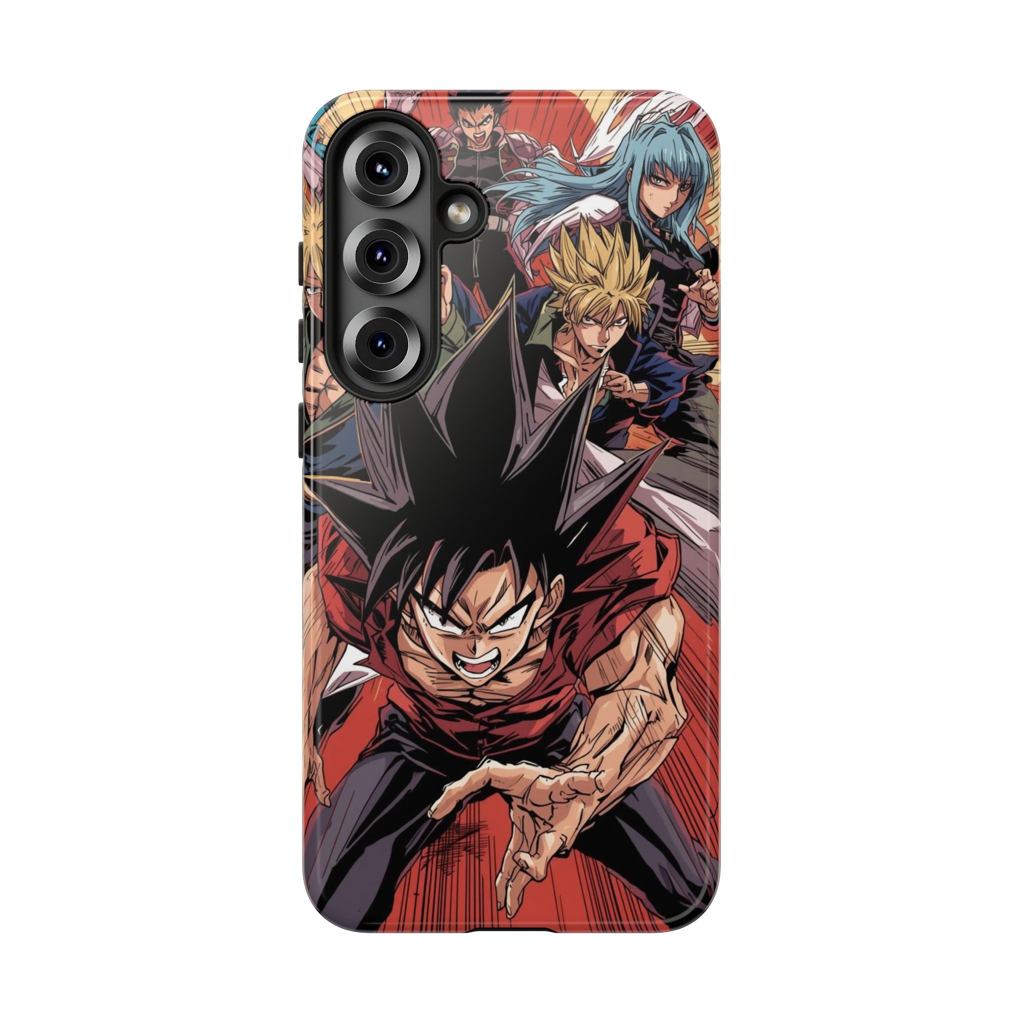 Anime Tough Case for Samsung Galaxy - Fierce Hero Design