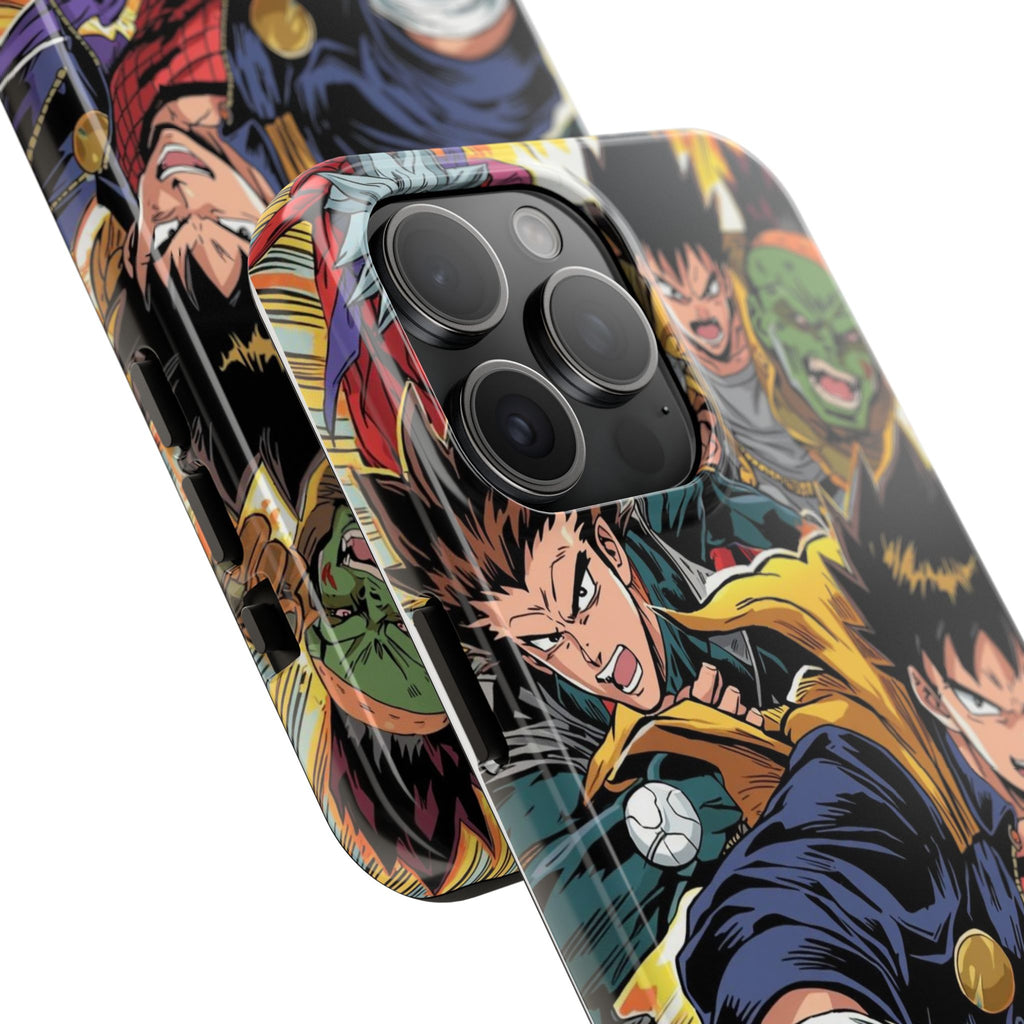 Anime Heroes Tough Phone Case – Durable Protection with Epic Designs