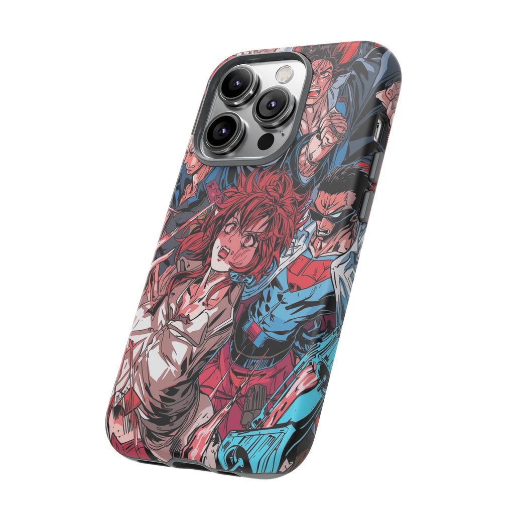 Anime-Inspired Tough Phone Case with Bold Characters