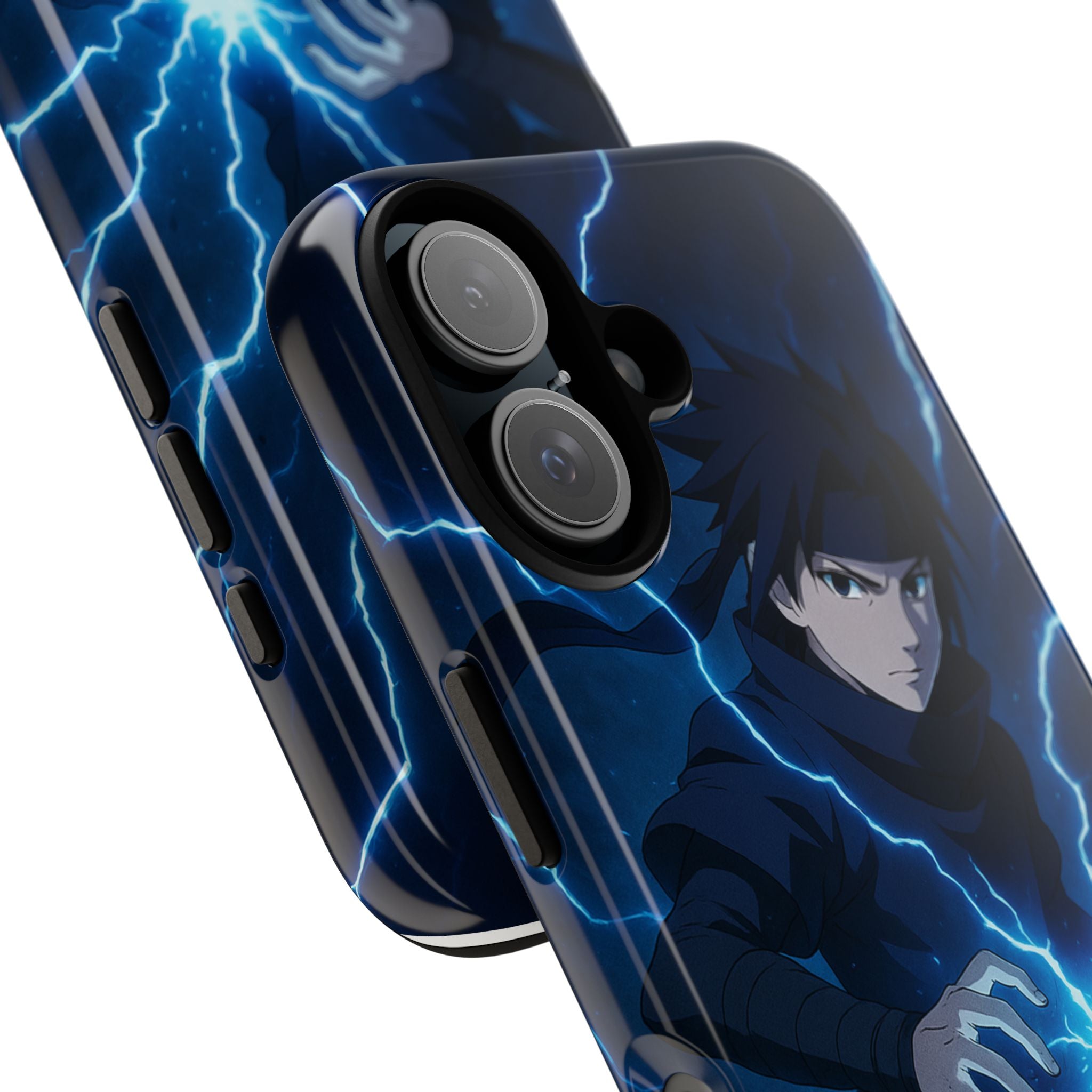 Anime Lightning Phone Case for Sasuke Fans