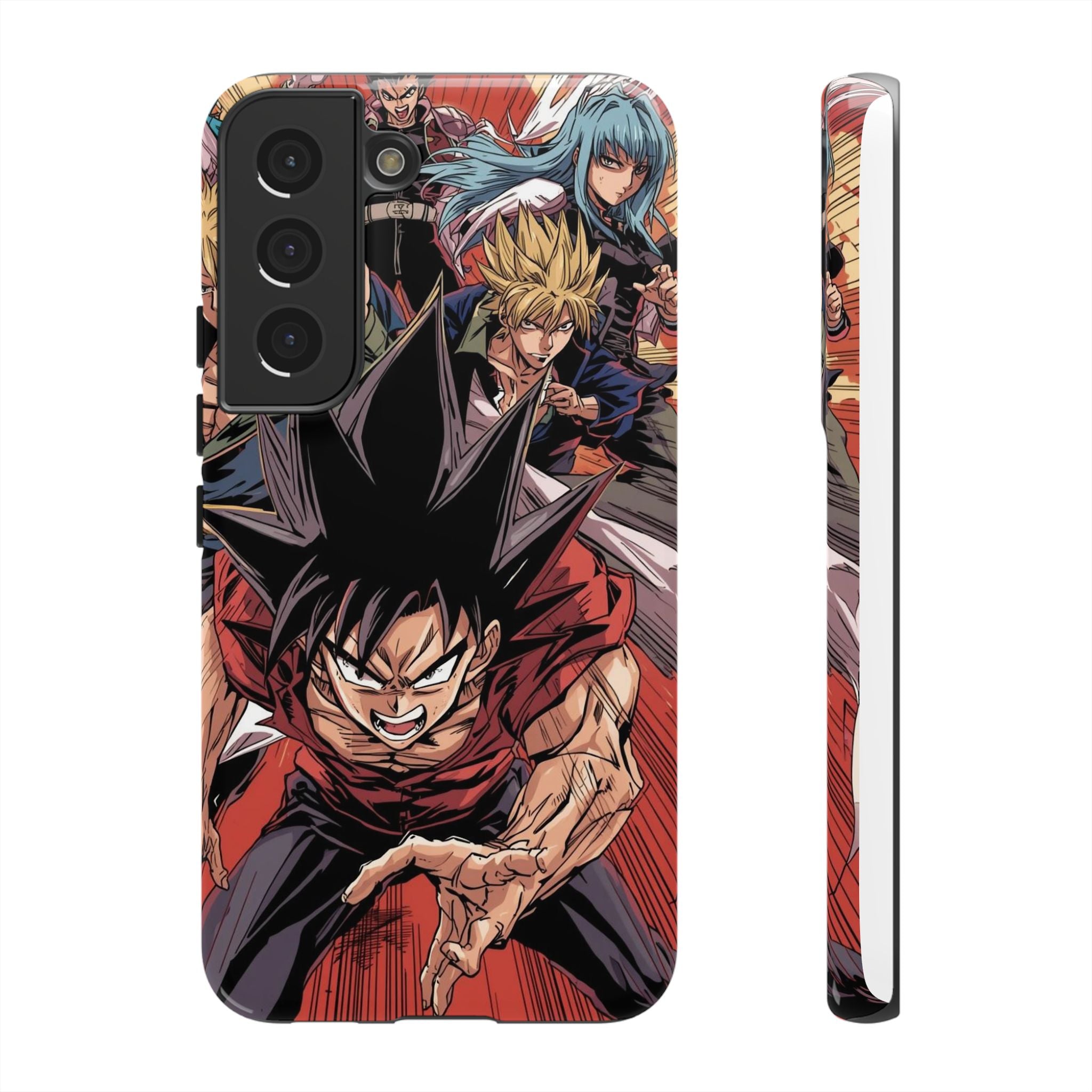 Anime Tough Case for Samsung Galaxy - Fierce Hero Design