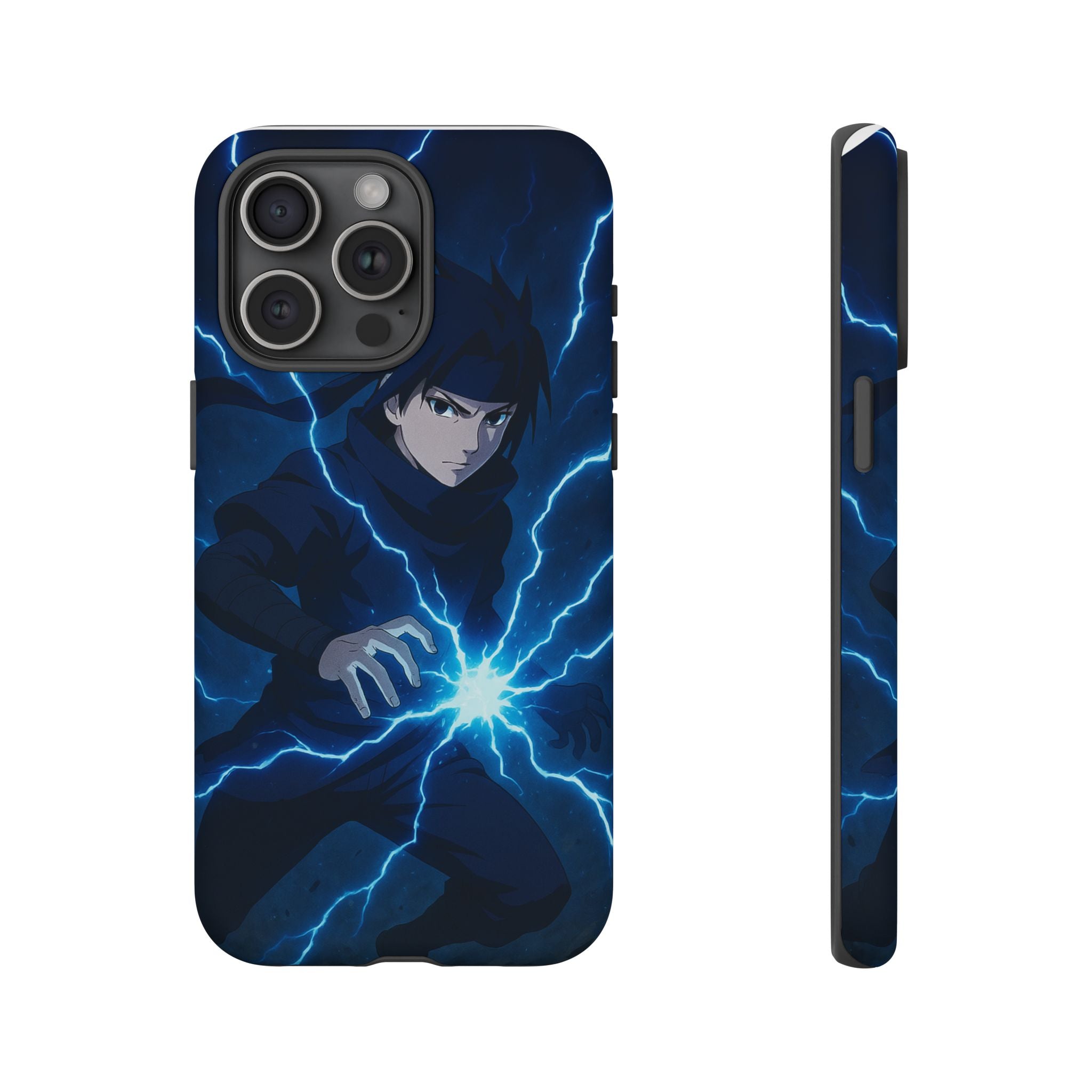 Anime Lightning Phone Case for Sasuke Fans