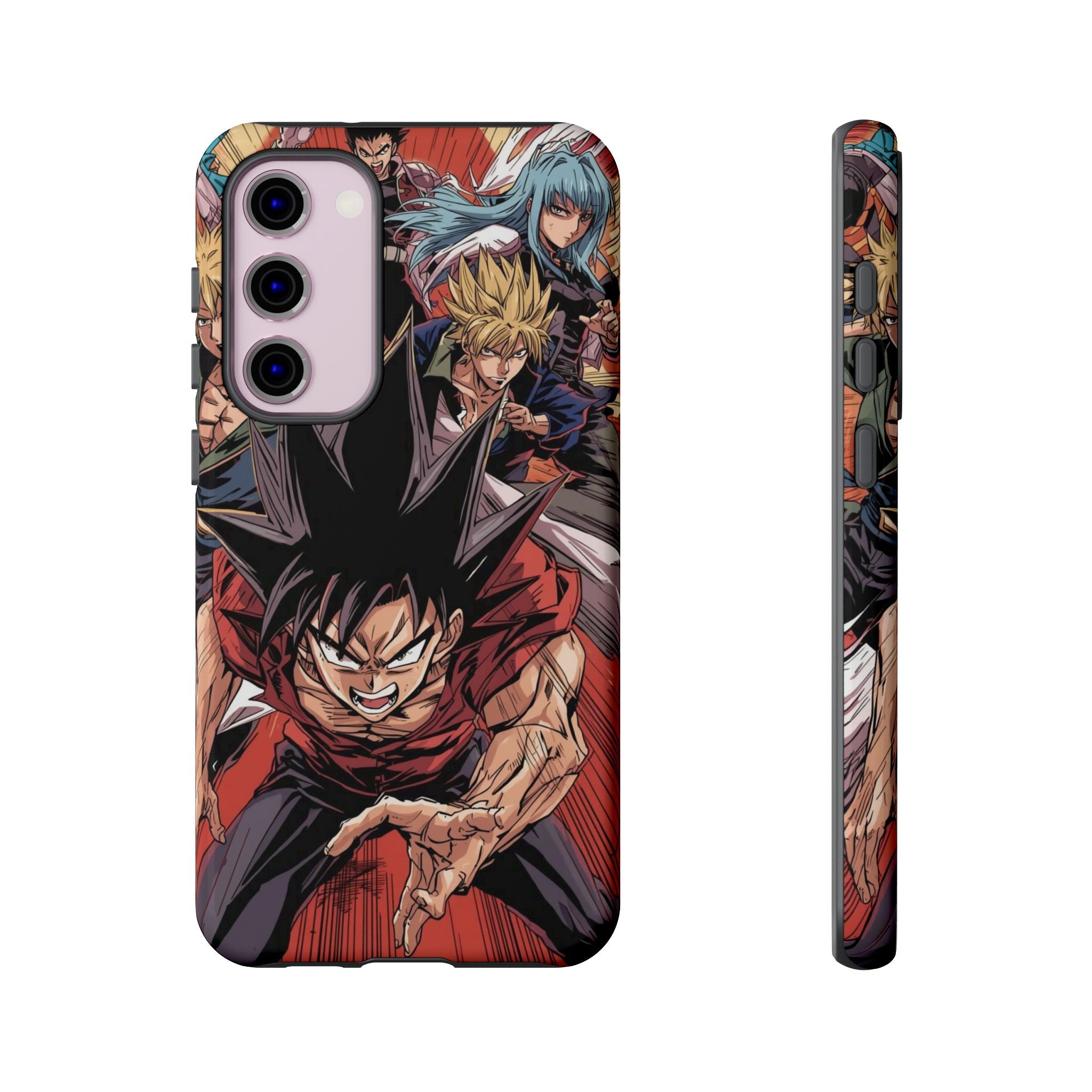 Anime Tough Case for Samsung Galaxy - Fierce Hero Design
