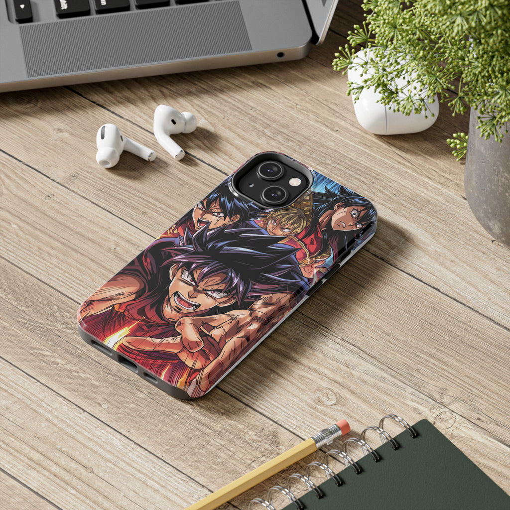 Anime Action Tough Phone Case for Gamers & Fans