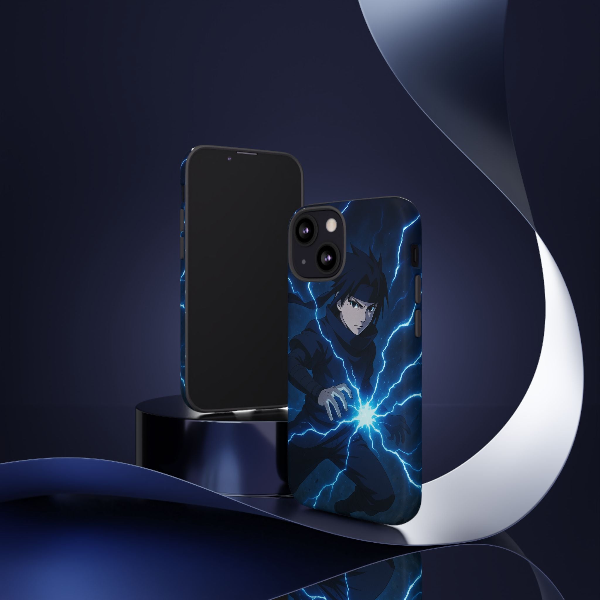 Anime Lightning Phone Case for Sasuke Fans