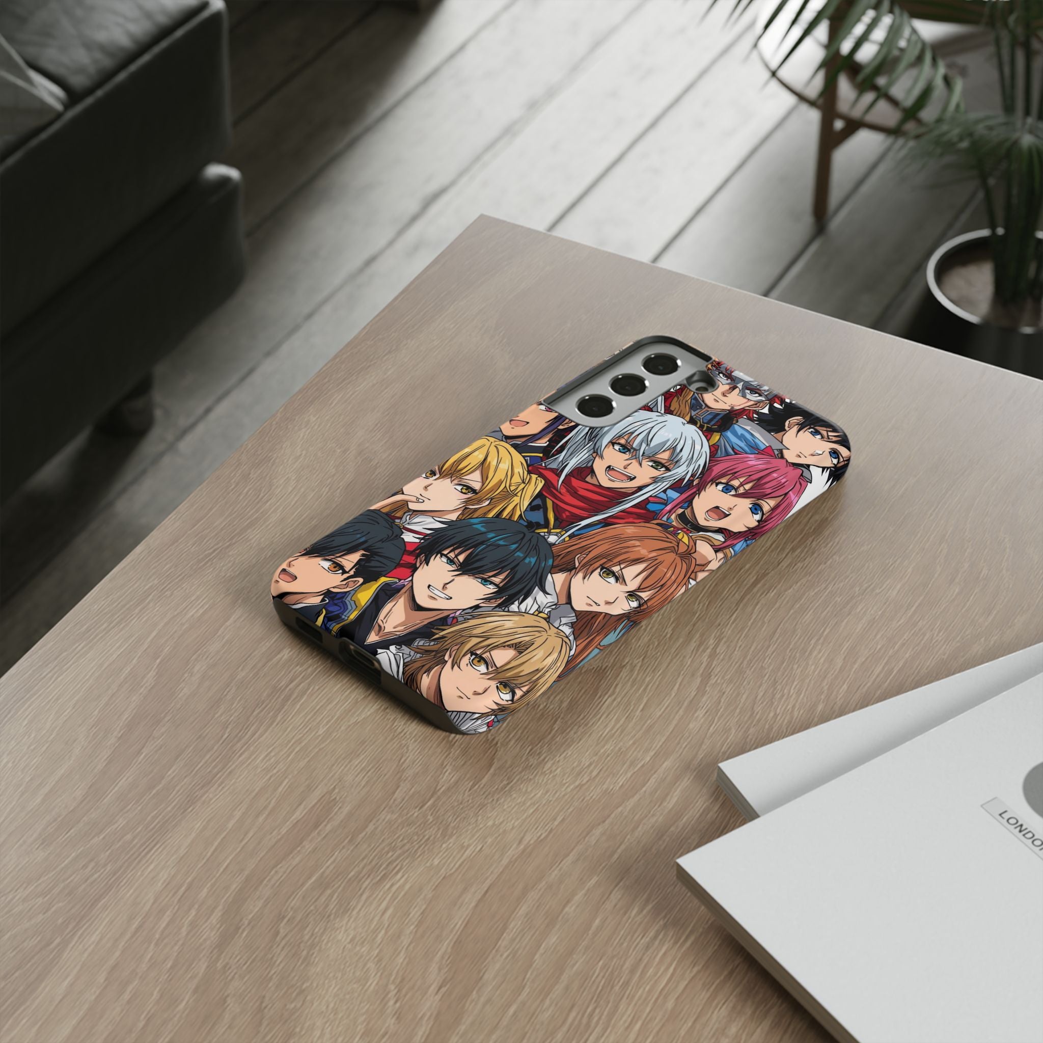Anime-Inspired Phone Case with Bold Characters