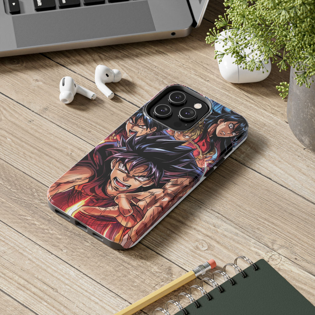 Anime Action Tough Phone Case for Gamers & Fans